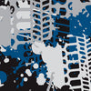 Shotgun Tire Splatter Blue Tiger Camo Gun Skin Vinyl Wrap