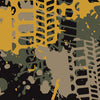 Shotgun Tire Splatter Militant Yellow Camo Gun Skin Vinyl Wrap