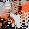 Shotgun Tire Splatter Orange Tiger Camo Gun Skin Vinyl Wrap