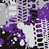 Shotgun Tire Splatter Purple Tiger Camo Gun Skin Vinyl Wrap