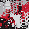 Shotgun Tire Splatter Red Tiger Camo Gun Skin Vinyl Wrap