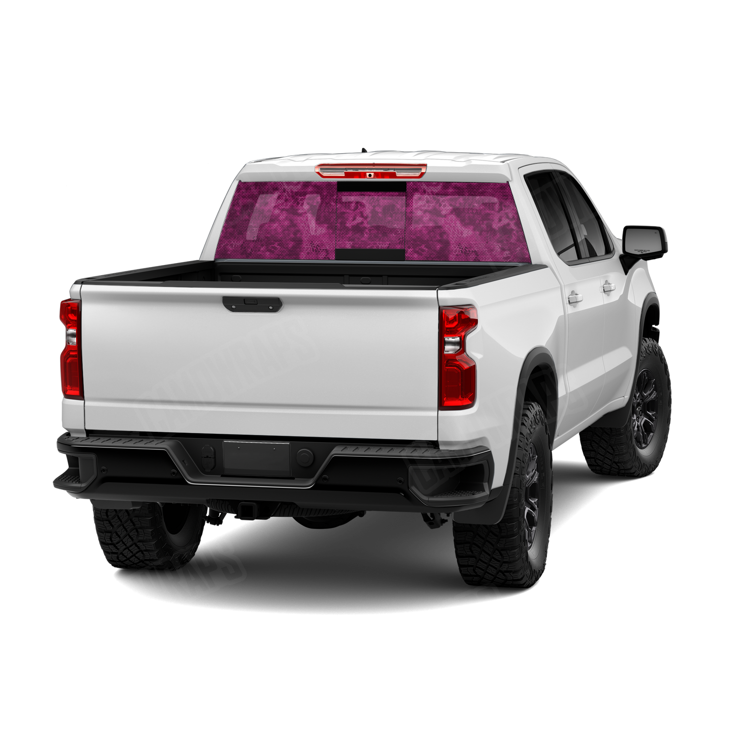 Kryptek Magenta Camo Rear Window Graphic