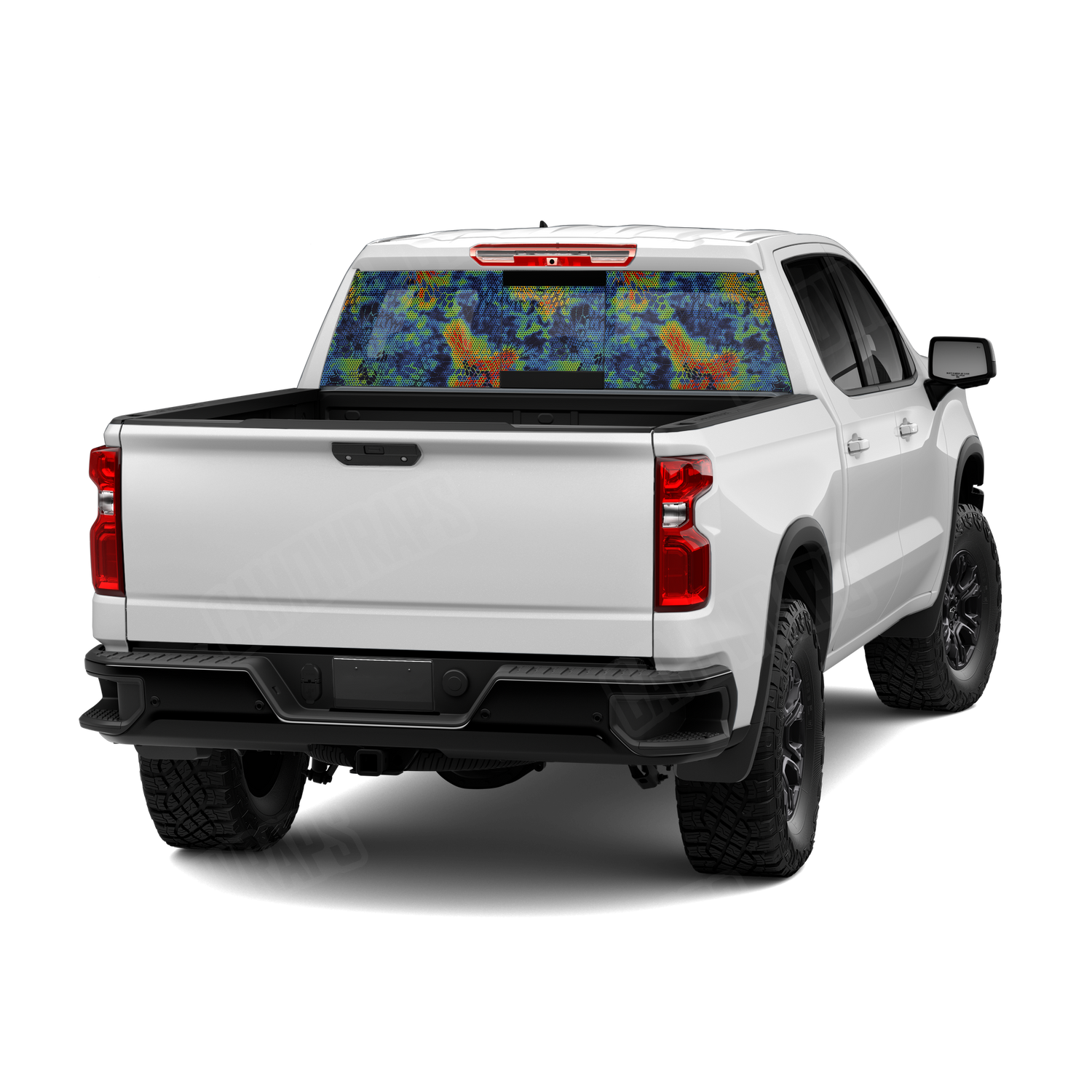 Kryptek Thermal Camo Rear Window Graphic