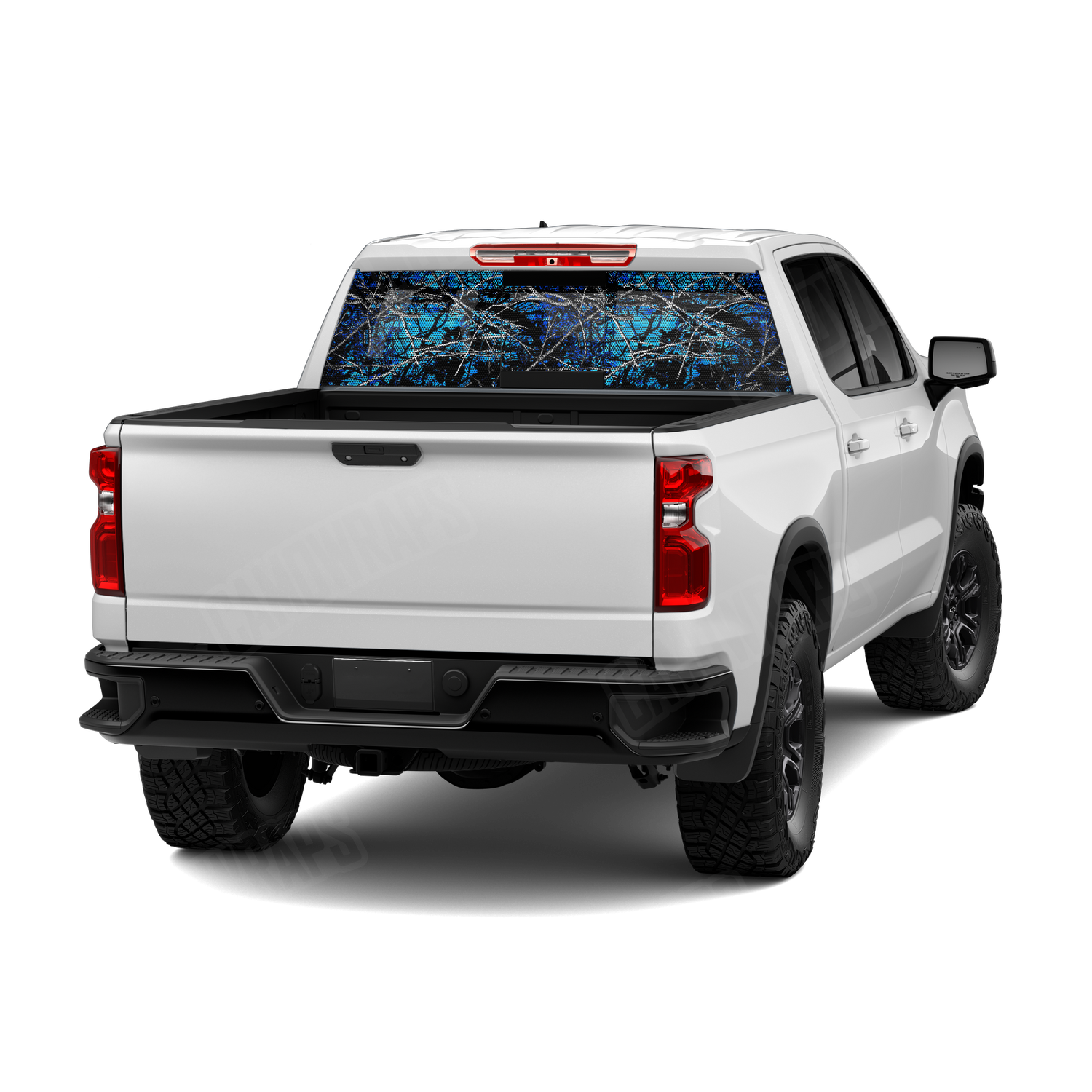 Sirphis Undertow Camo Rear Window Graphic