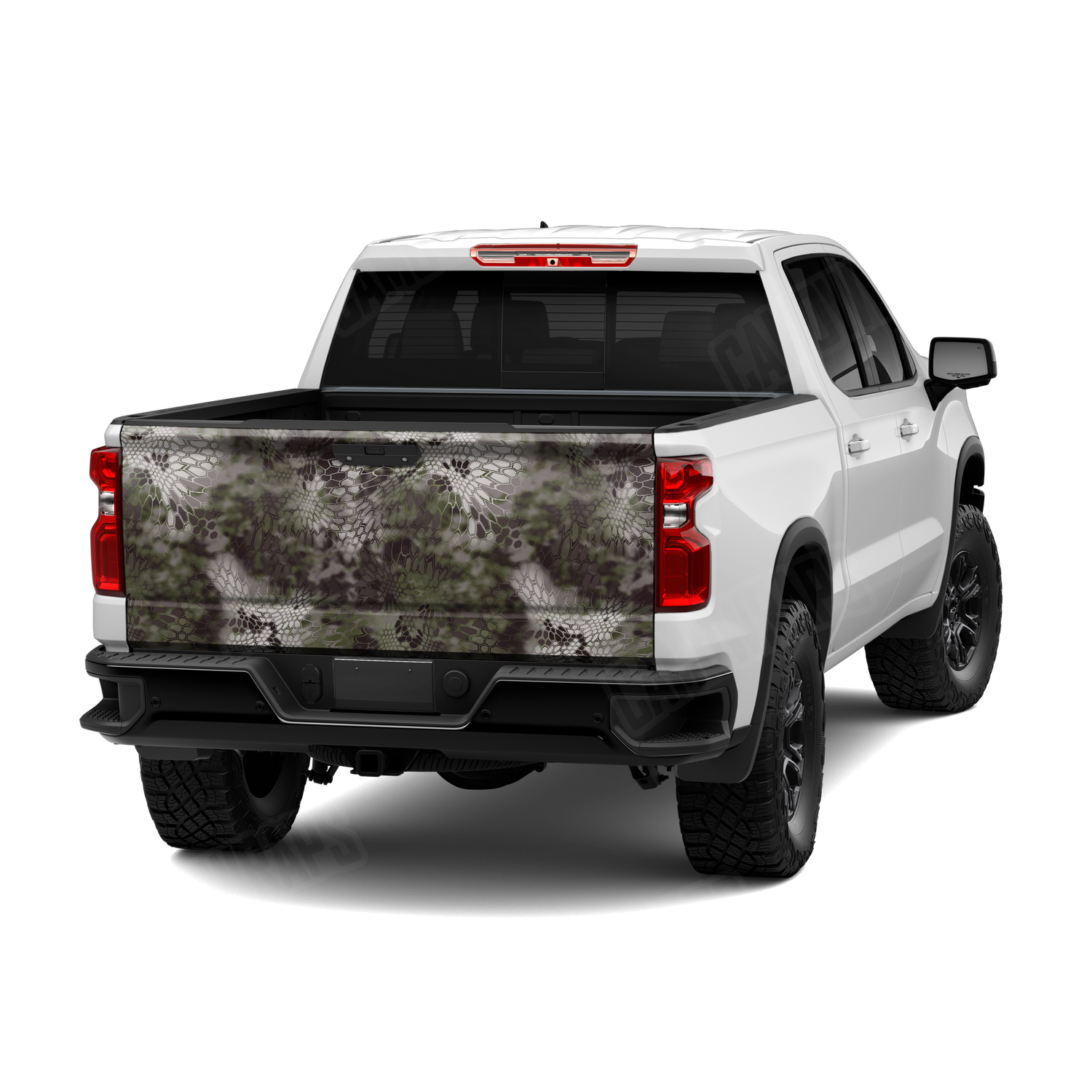 Kryptek Altitude Camo Tailgate Vinyl Wrap