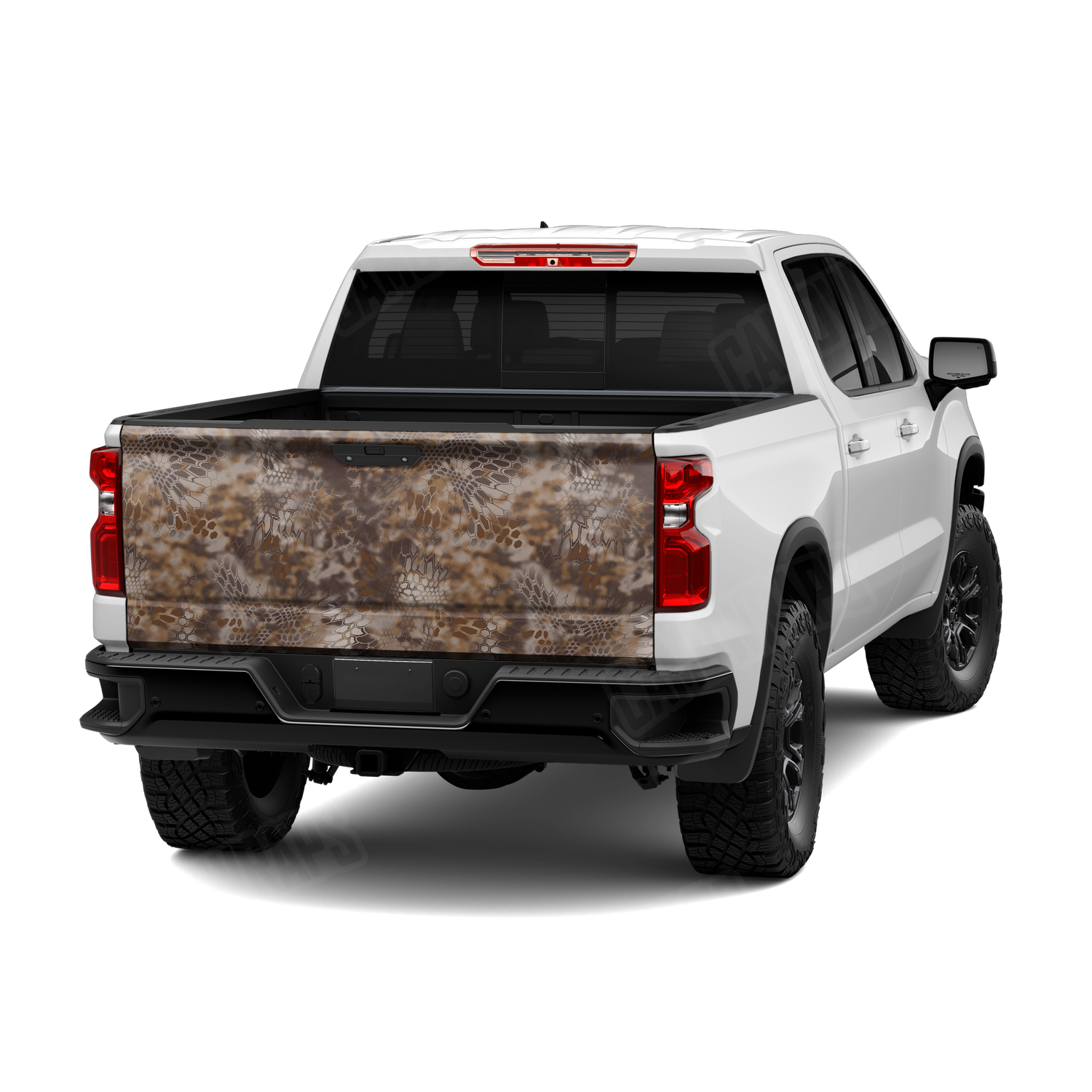 Kryptek Banshee Camo Tailgate Vinyl Wrap