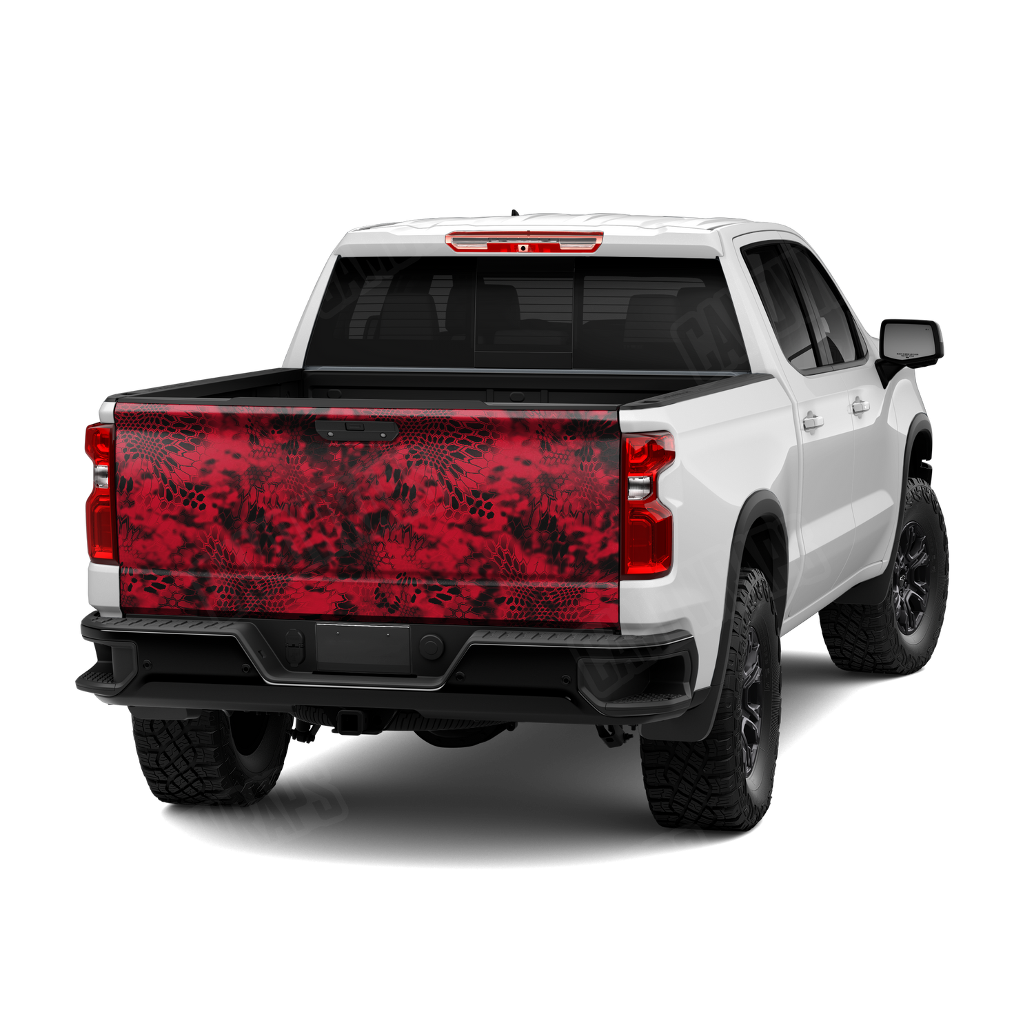 Kryptek Diablo Camo Tailgate Vinyl Wrap