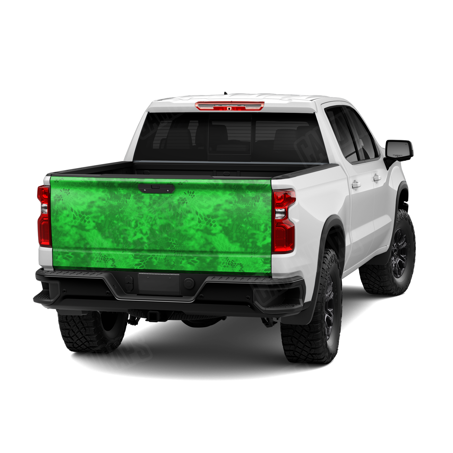 Kryptek Green Camo Tailgate Vinyl Wrap