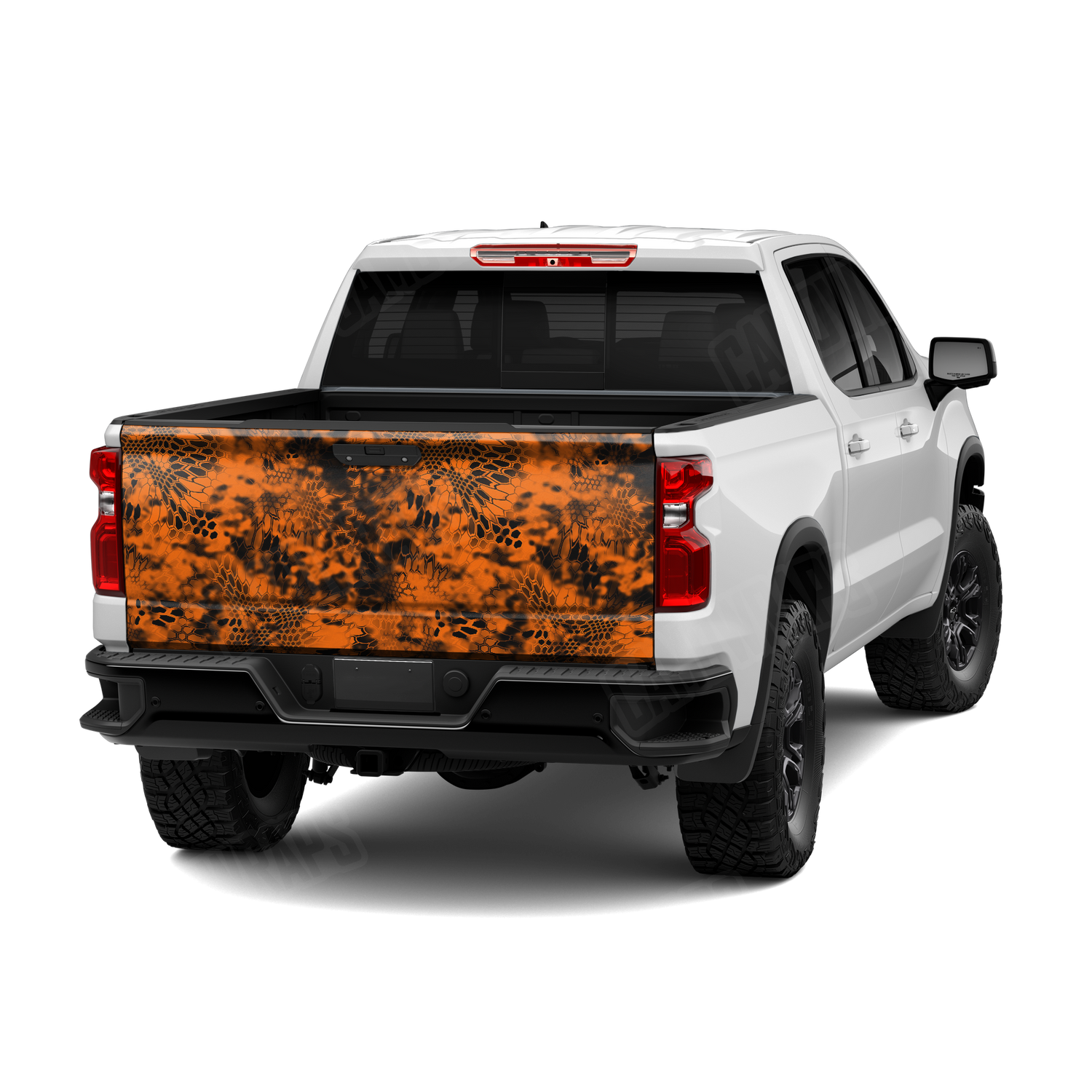 Kryptek Inferno Camo Tailgate Vinyl Wrap