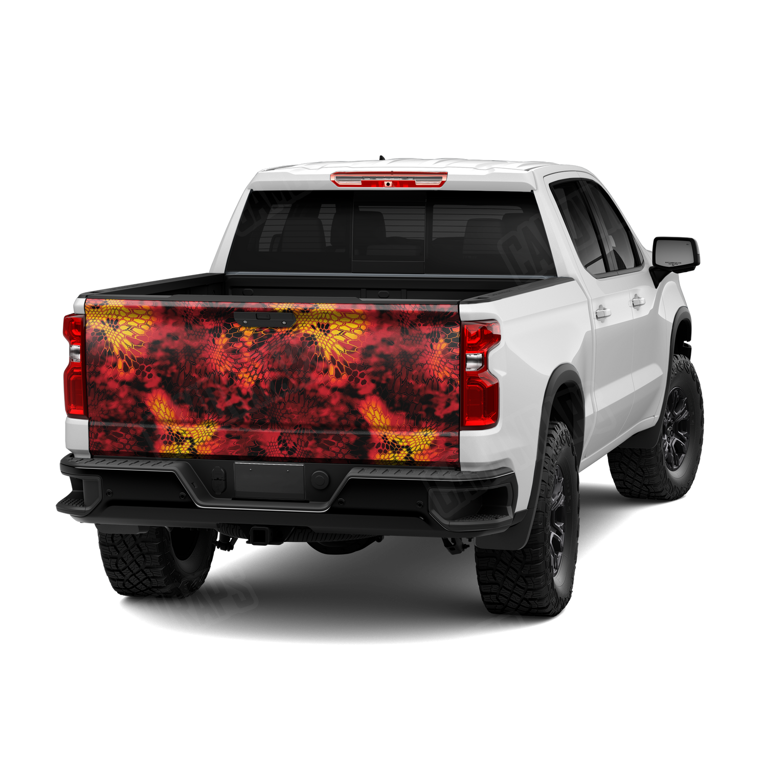 Kryptek Lava Camo Tailgate Vinyl Wrap