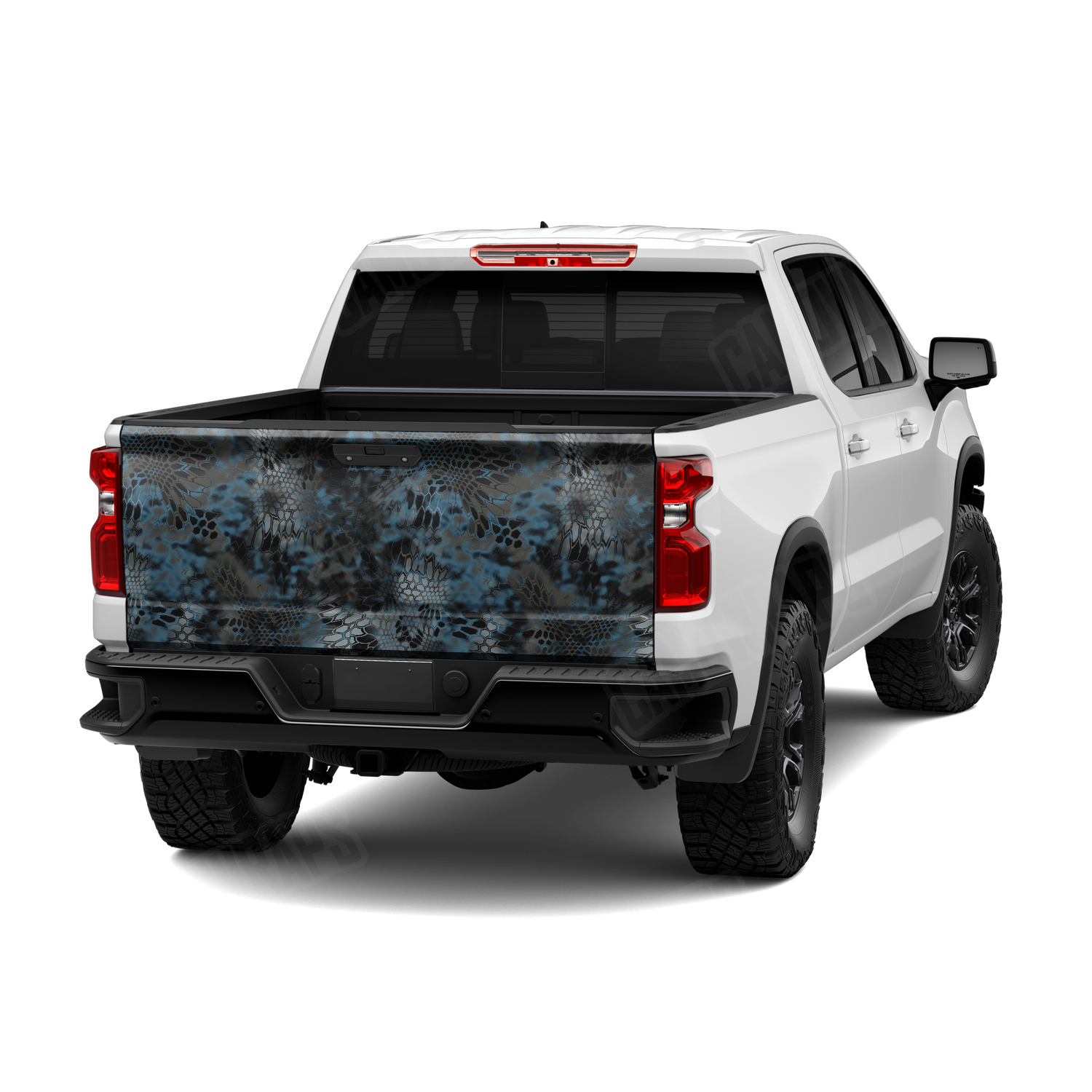 Kryptek Neptune Camo Tailgate Vinyl Wrap