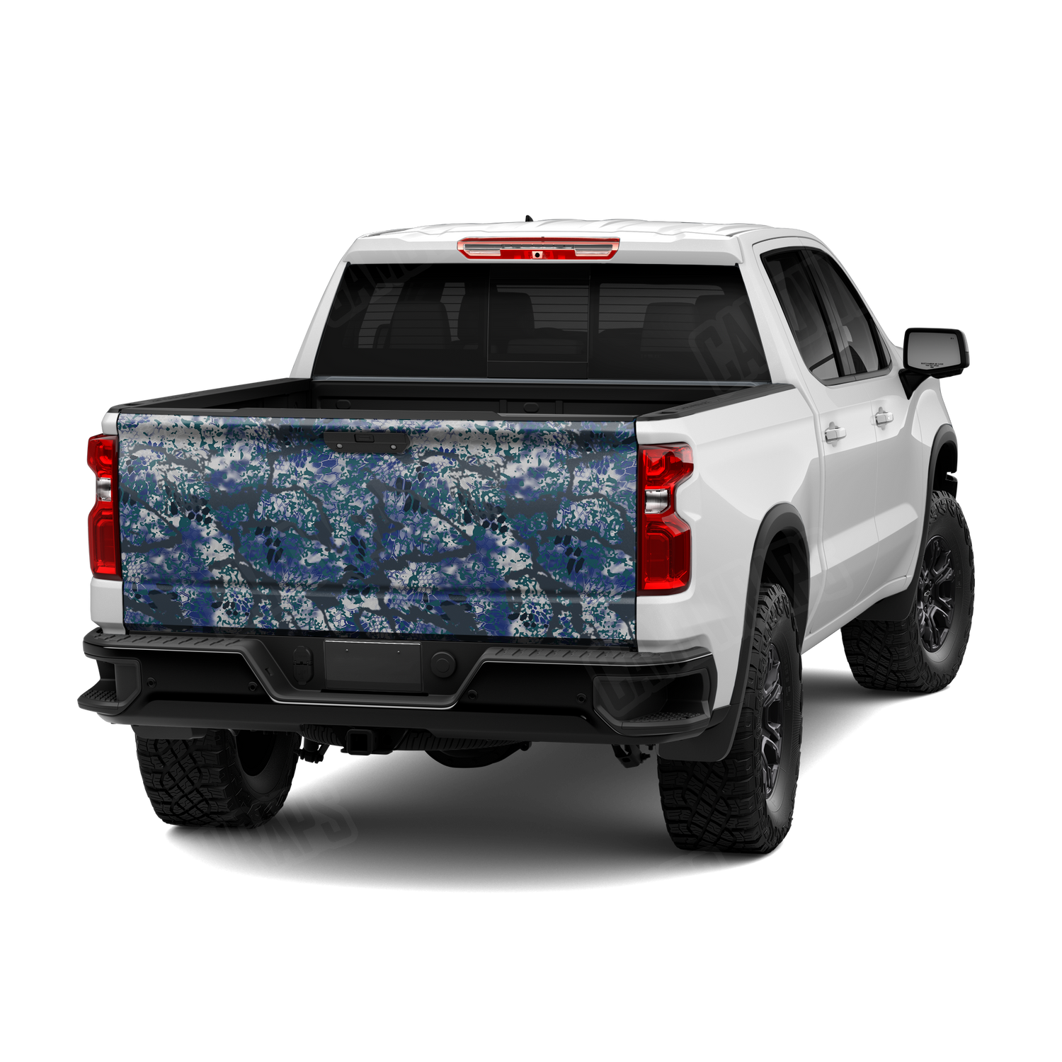 Kryptek Obskura Oceanus Camo Tailgate Vinyl Wrap