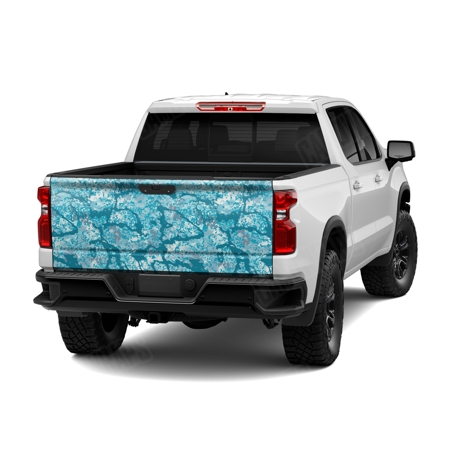 Kryptek Obskura Shallows Camo Tailgate Vinyl Wrap