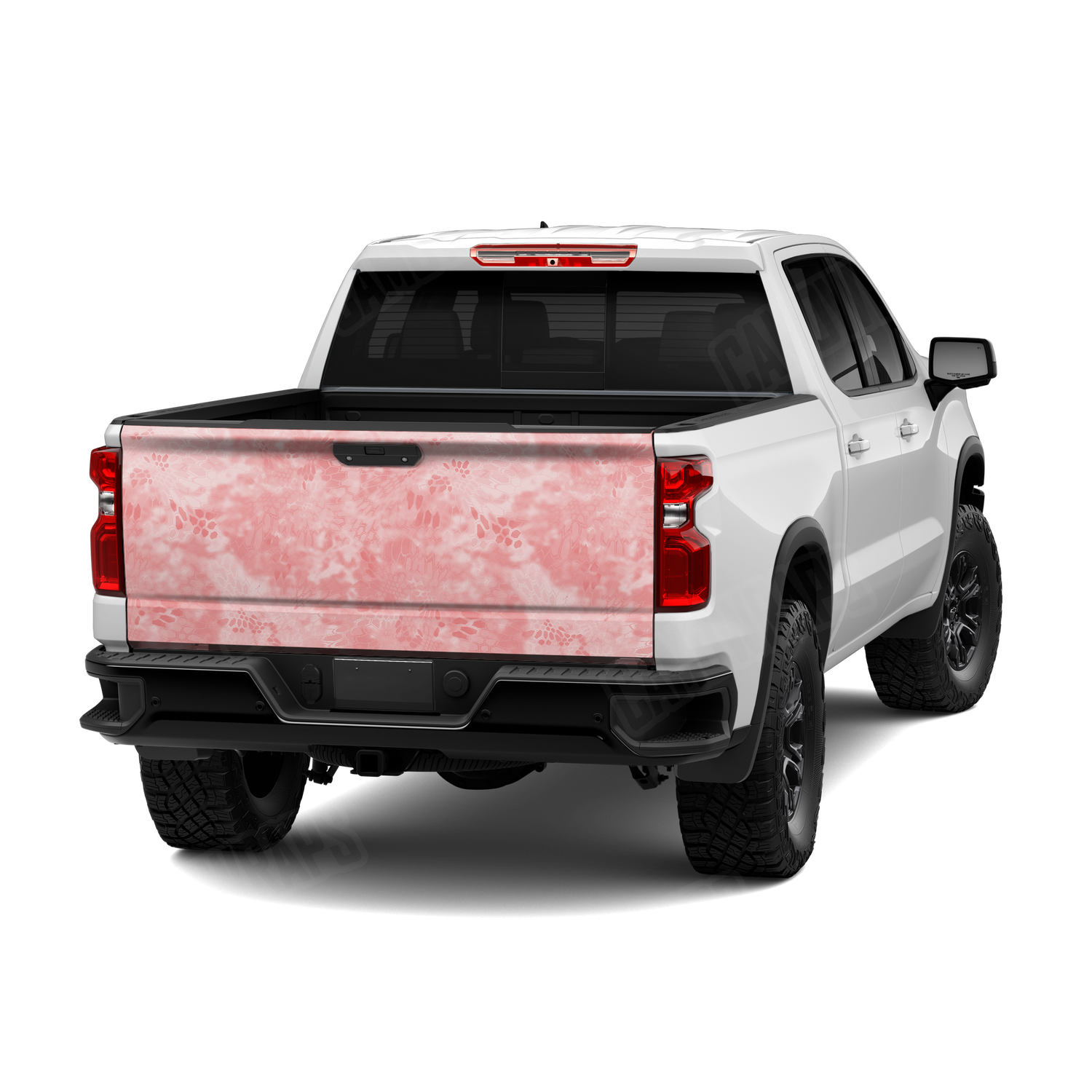 Kryptek Pink Camo Tailgate Vinyl Wrap