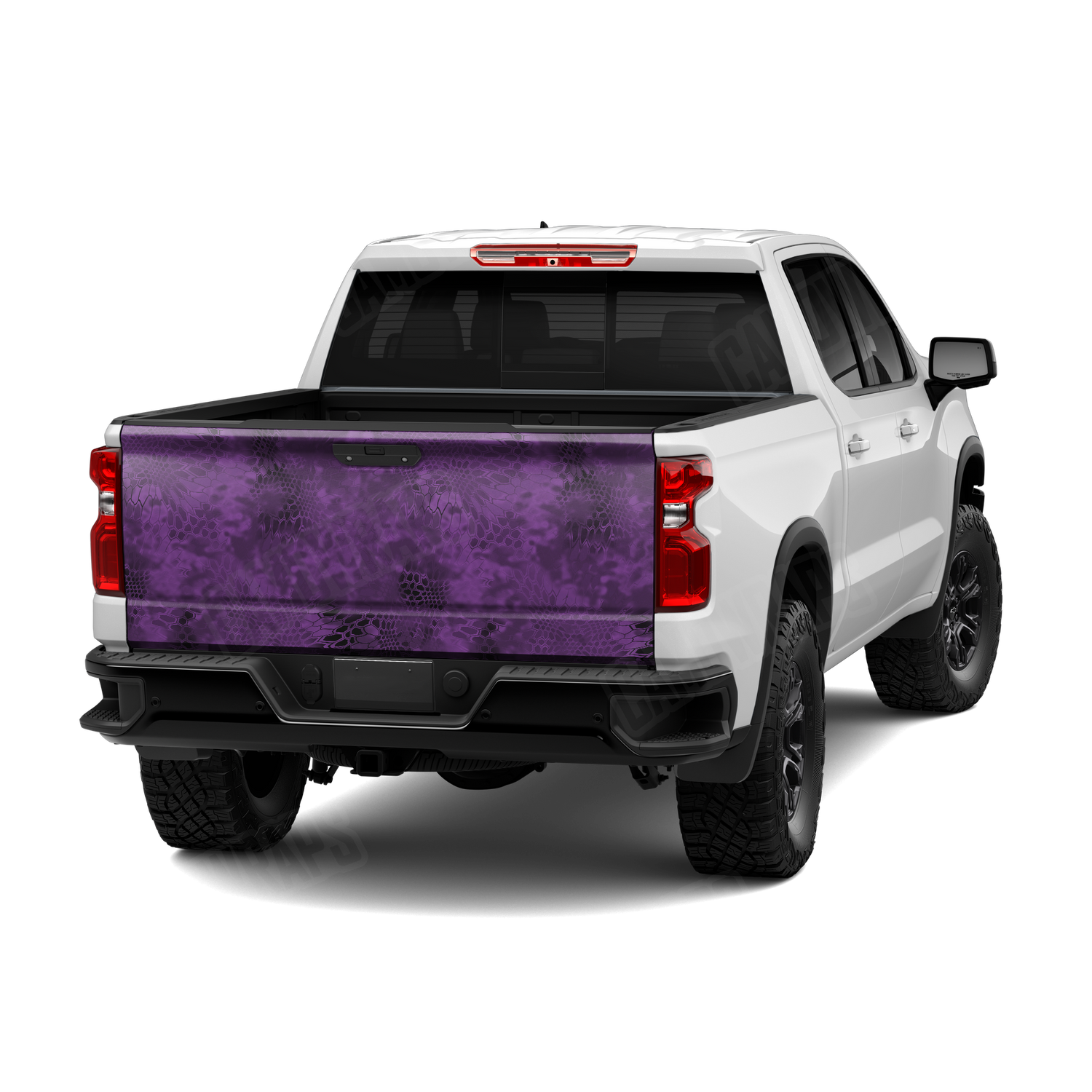 Kryptek Purple Camo Tailgate Vinyl Wrap