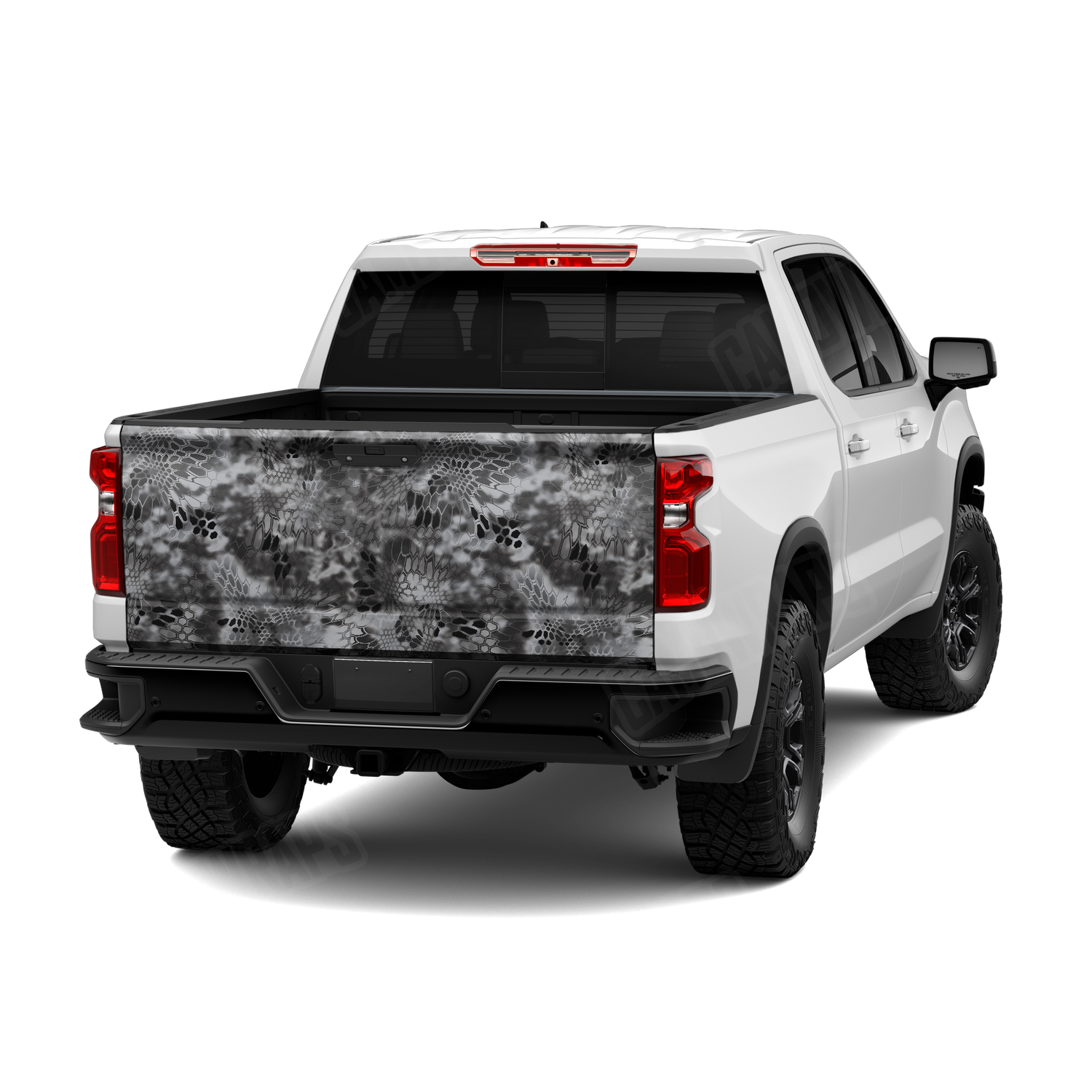 Kryptek Raid Camo Tailgate Vinyl Wrap