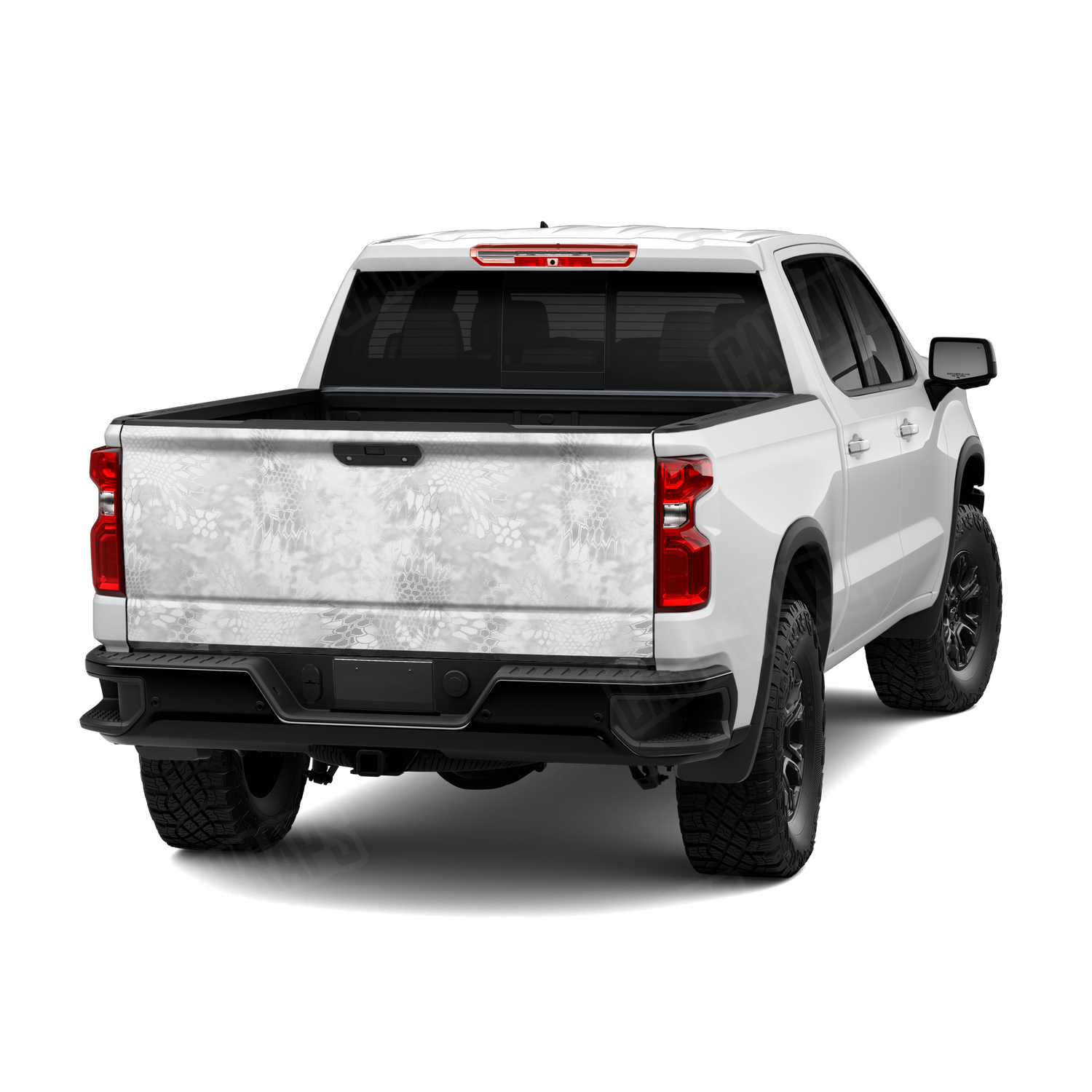 Kryptek Wraith Camo Tailgate Vinyl Wrap