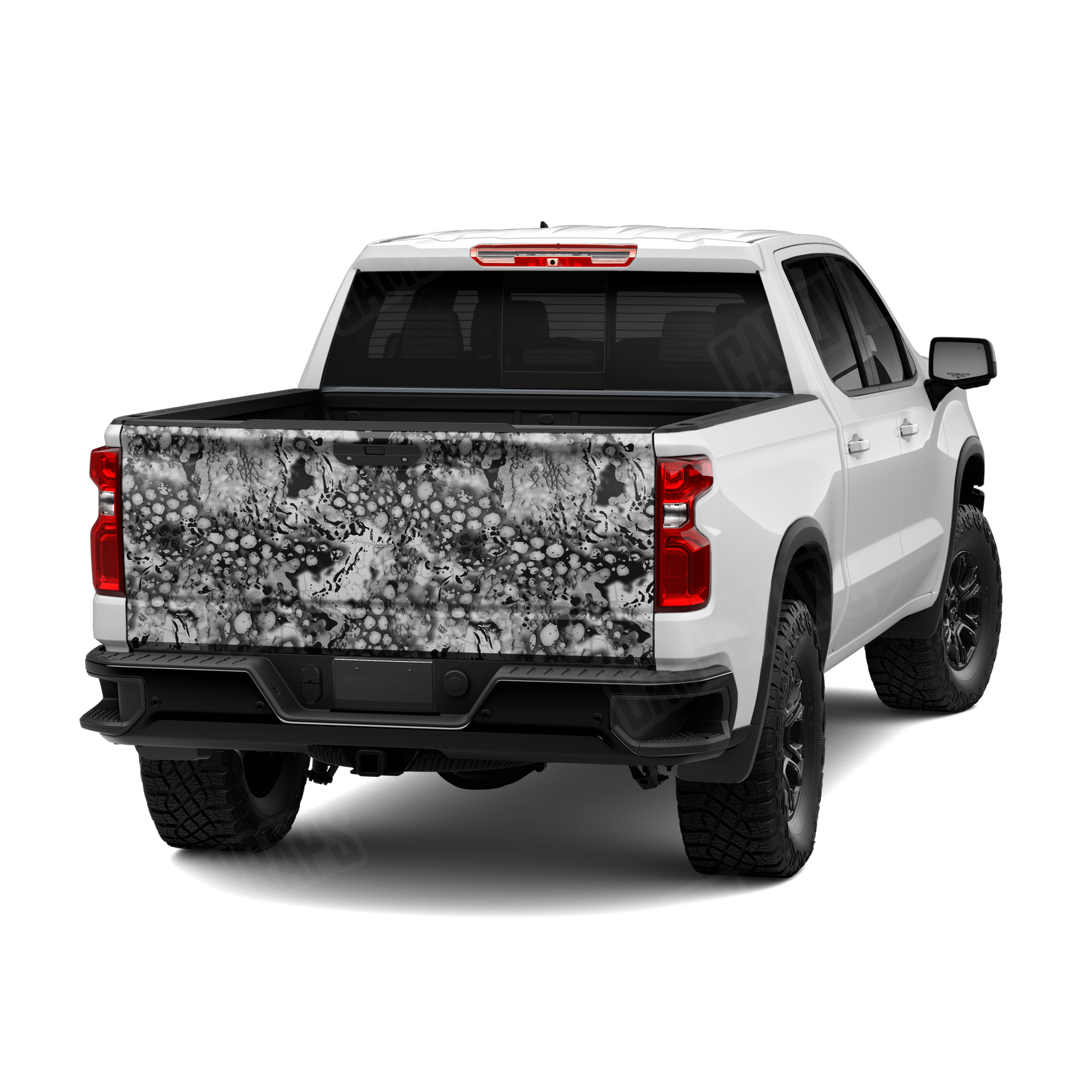 Pulse Blizzard Camo Tailgate Vinyl Wrap