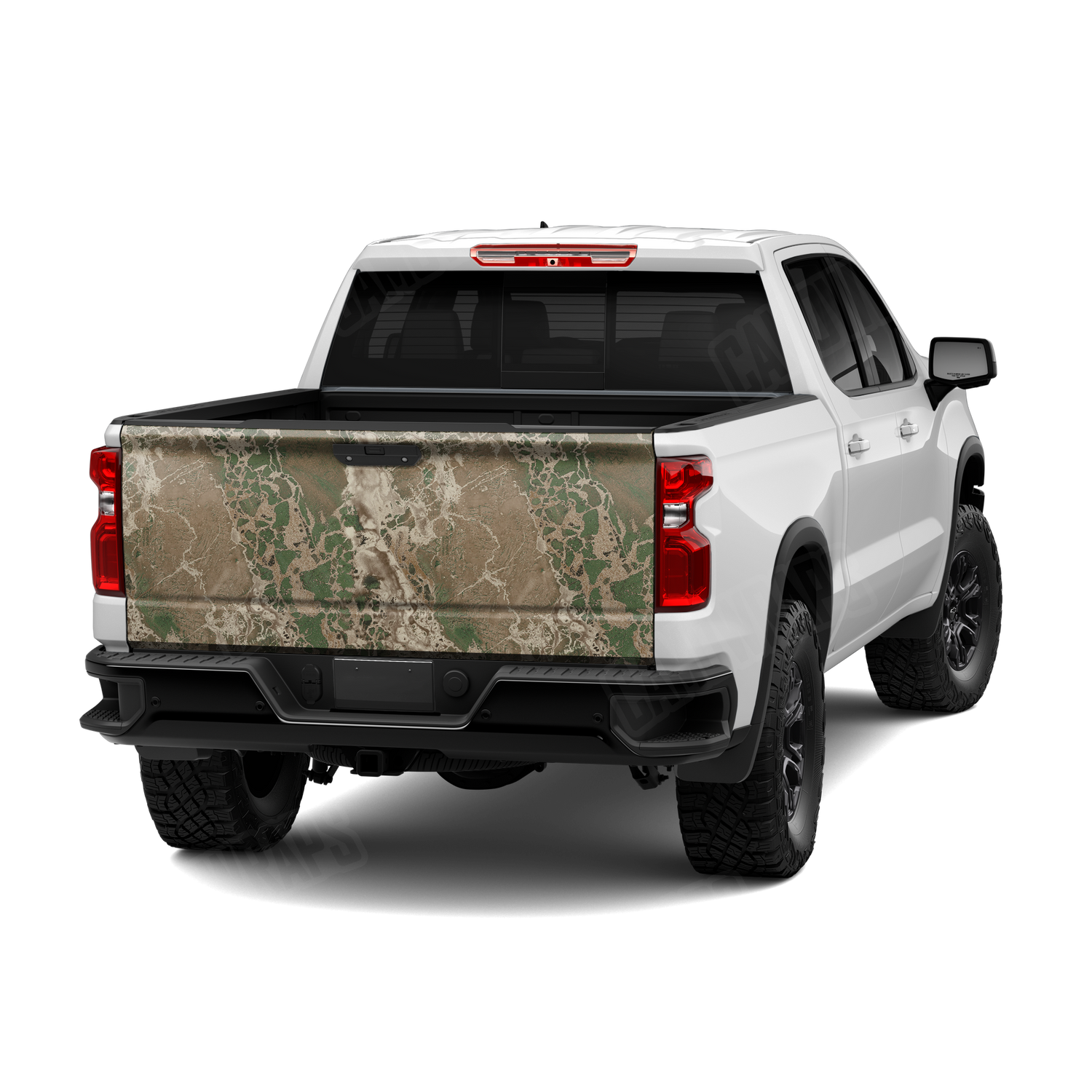 Realtree WAV3 Hillside Camo Tailgate Vinyl Wrap