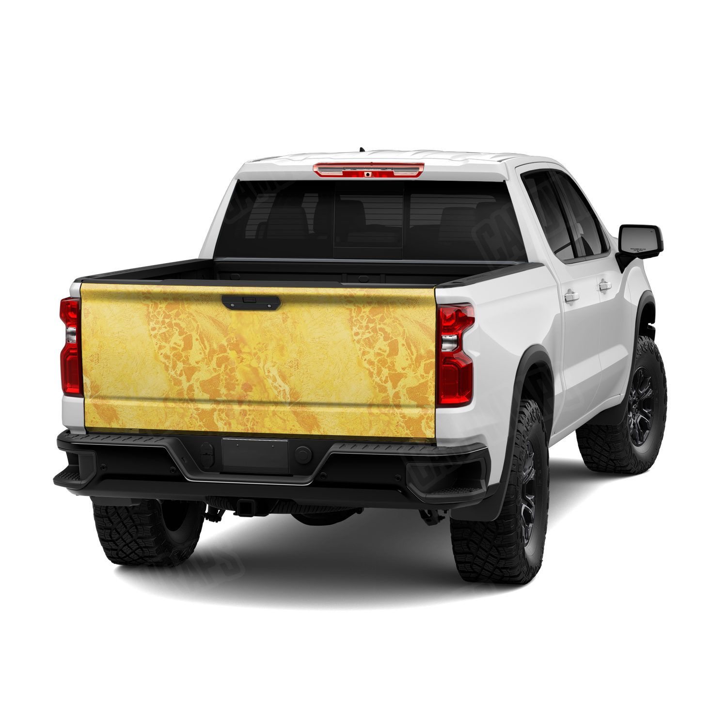 Realtree WAV3 Sunflower Camo Tailgate Vinyl Wrap