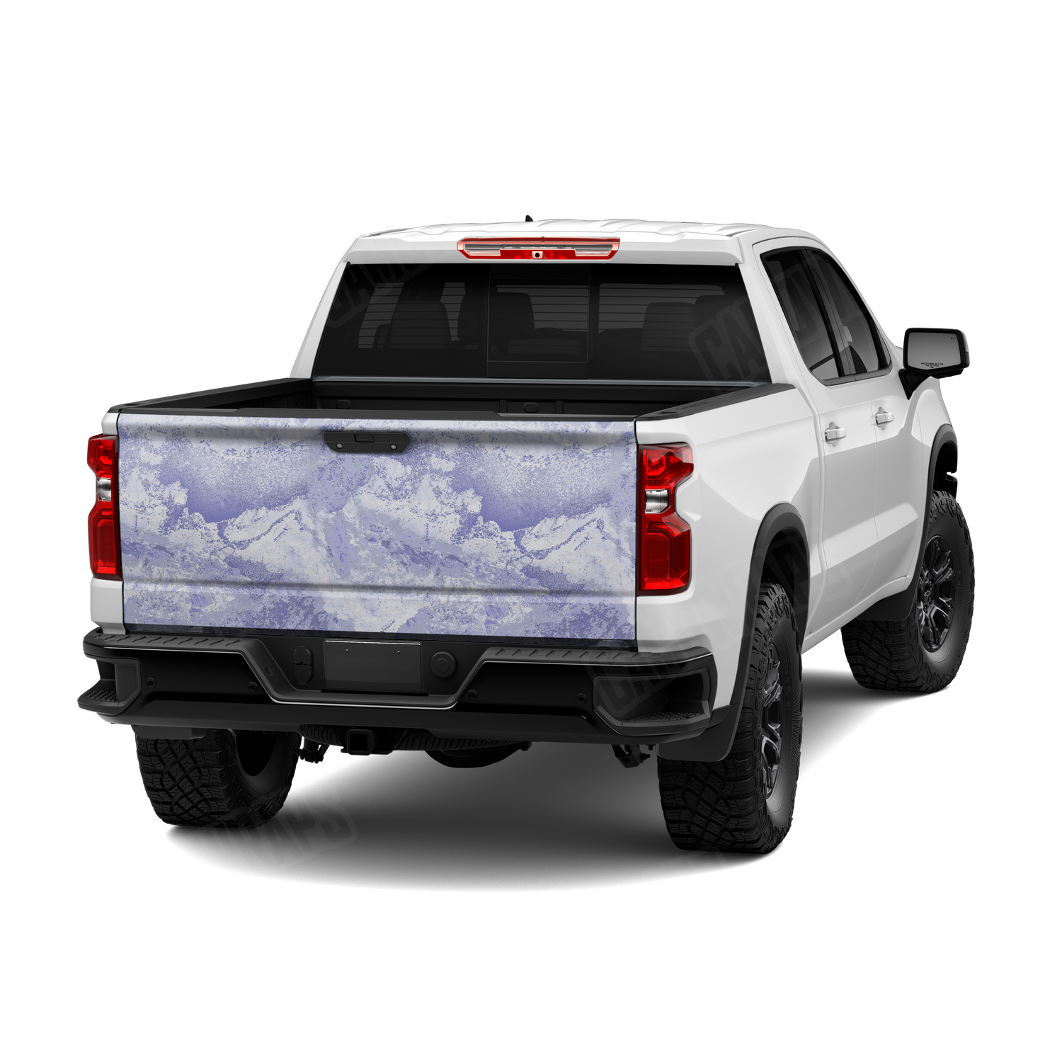 Realtree XTREME Barley Purple Camo Tailgate Vinyl Wrap