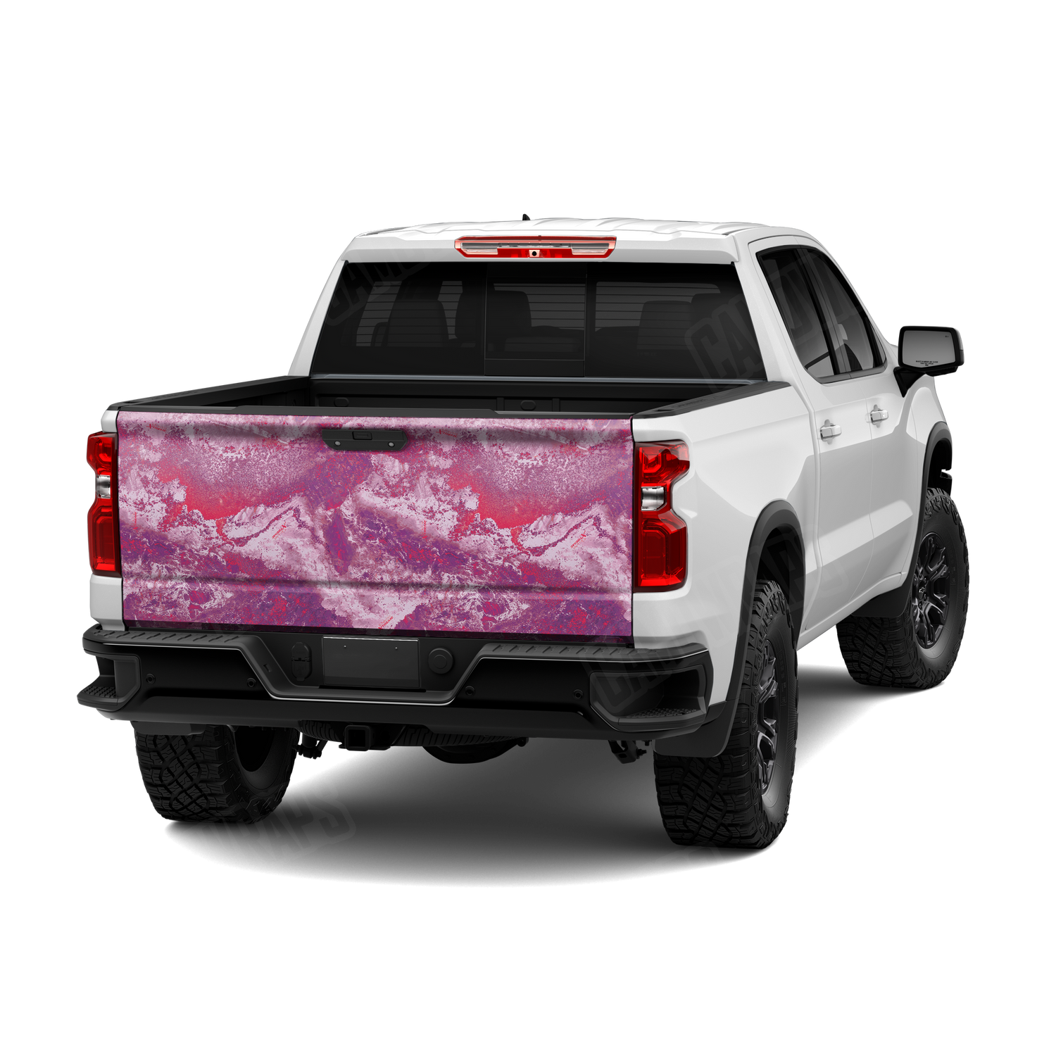 Realtree XTREME Hot Pop Camo Tailgate Vinyl Wrap