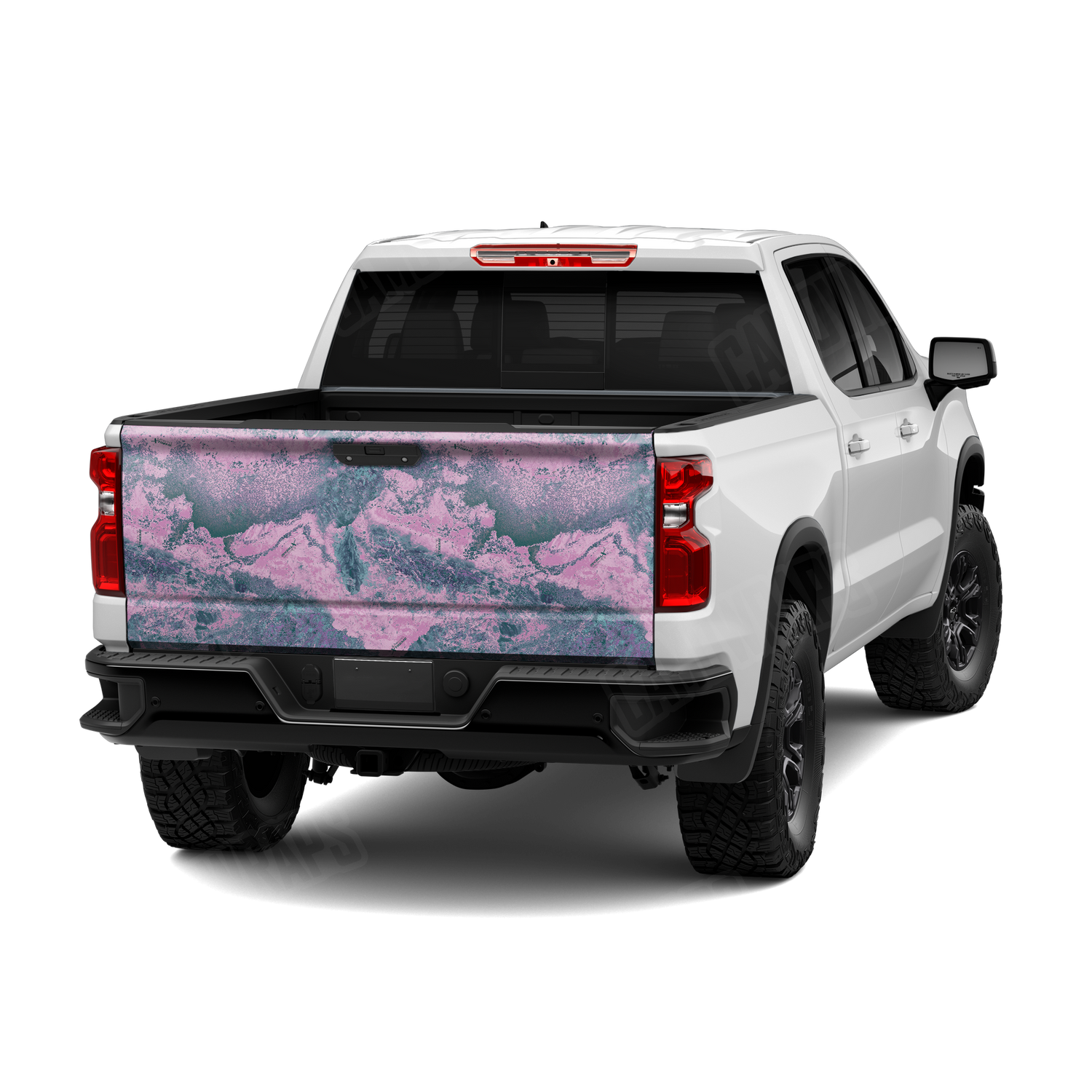 Realtree XTREME Lavender Haze Camo Tailgate Vinyl Wrap