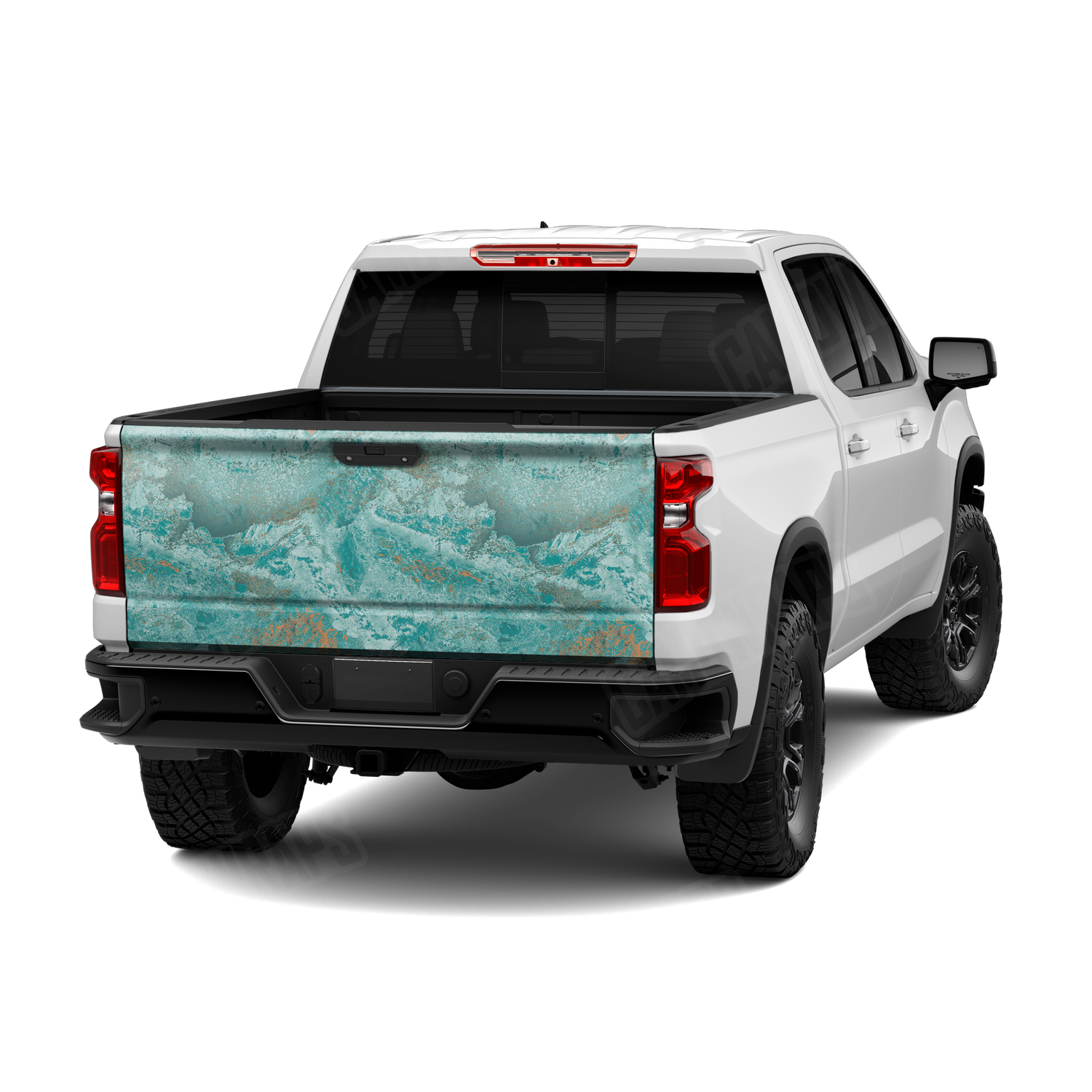 Realtree XTREME Miami Camo Tailgate Vinyl Wrap