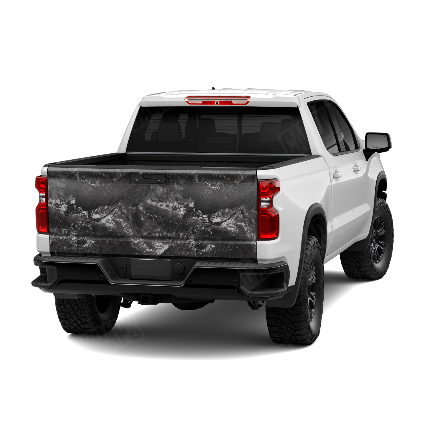 Realtree XTREME Midnight Camo Tailgate Vinyl Wrap