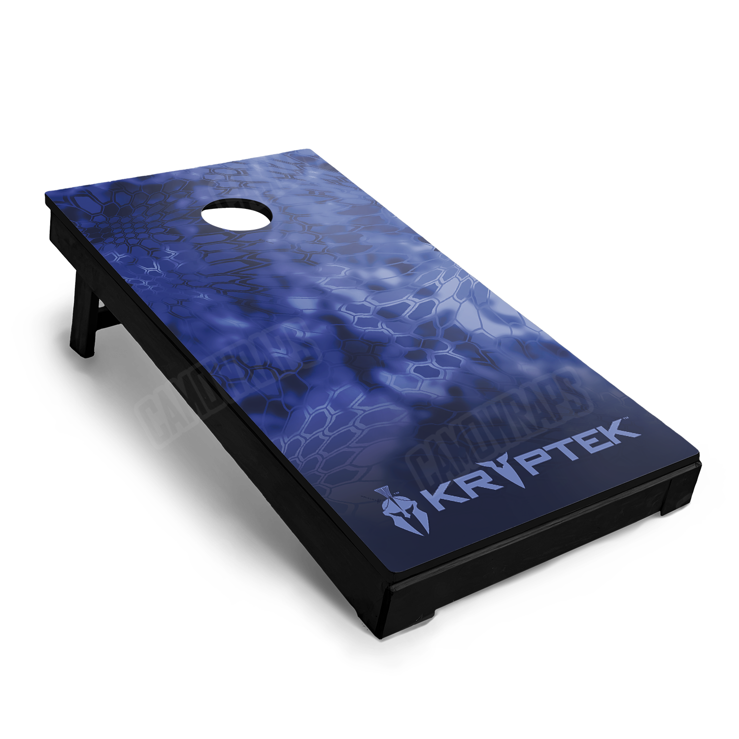 Kryptek Blue Cornhole Vinyl Wrap