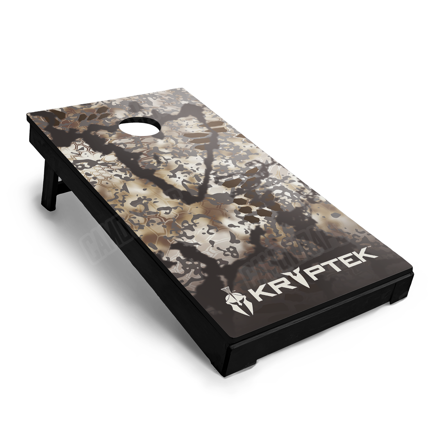 Kryptek Obskura Driftwood Cornhole Vinyl Wrap