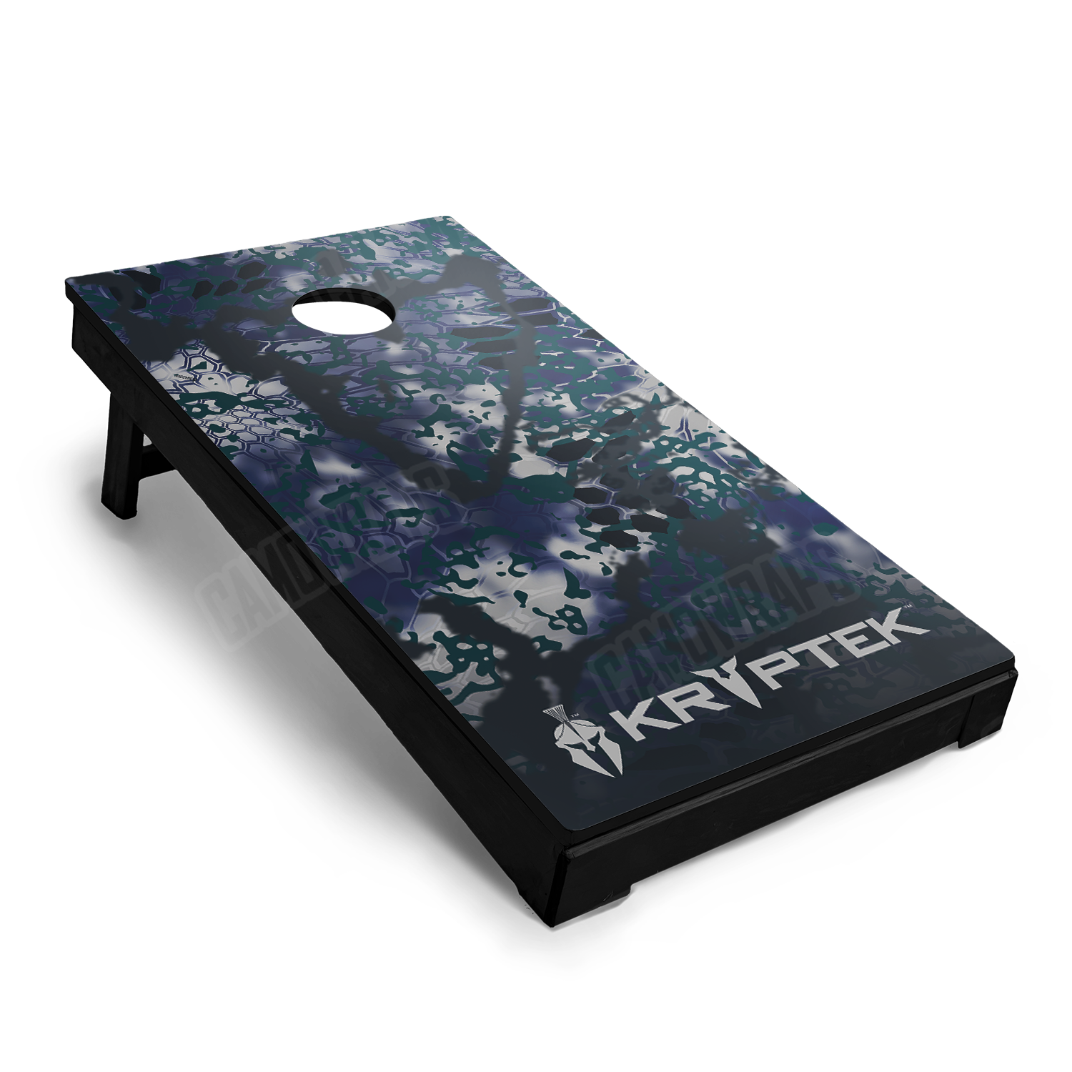 Kryptek Obskura Oceanus Cornhole Vinyl Wrap