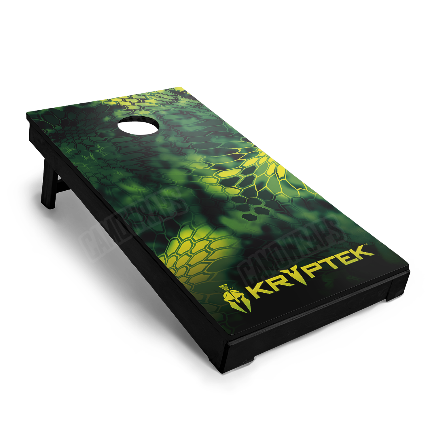 Kryptek Toxic Waste Cornhole Vinyl Wrap