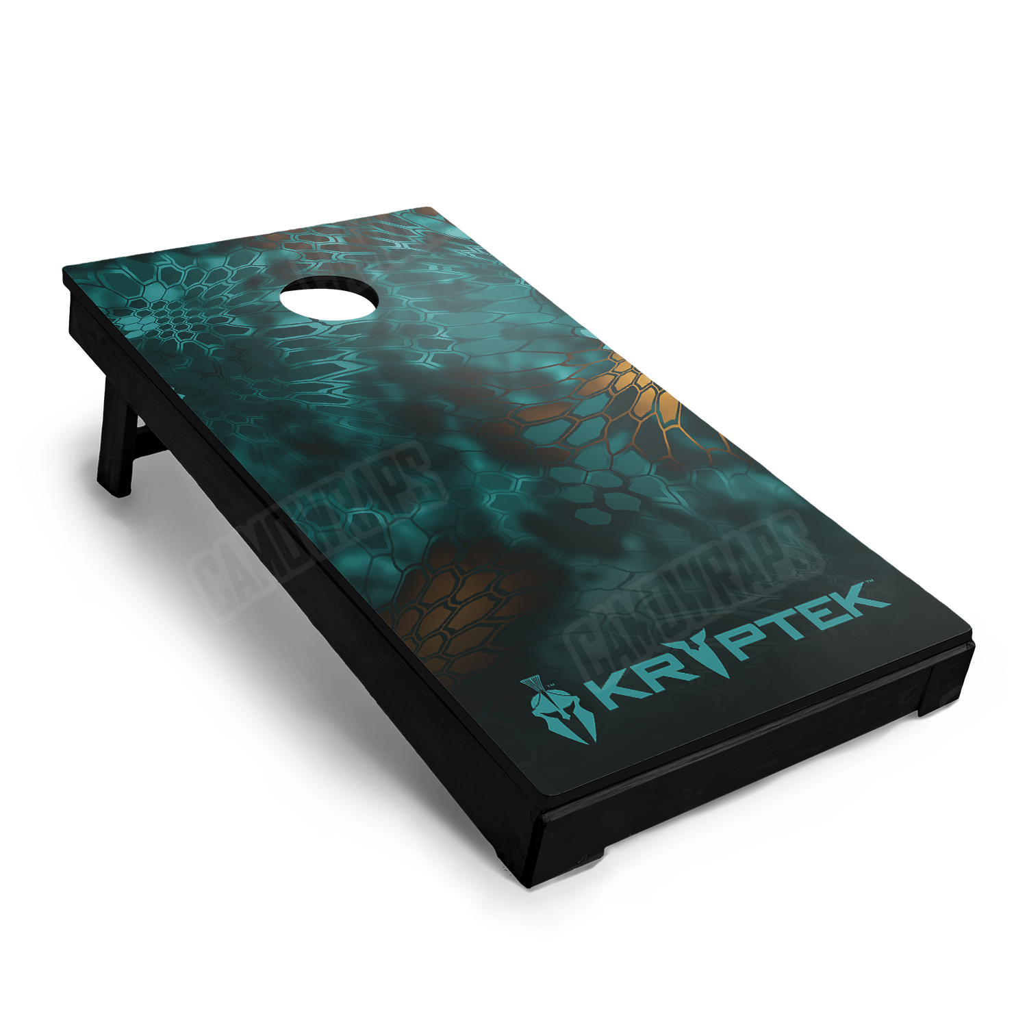 Kryptek Turquoise Cornhole Vinyl Wrap