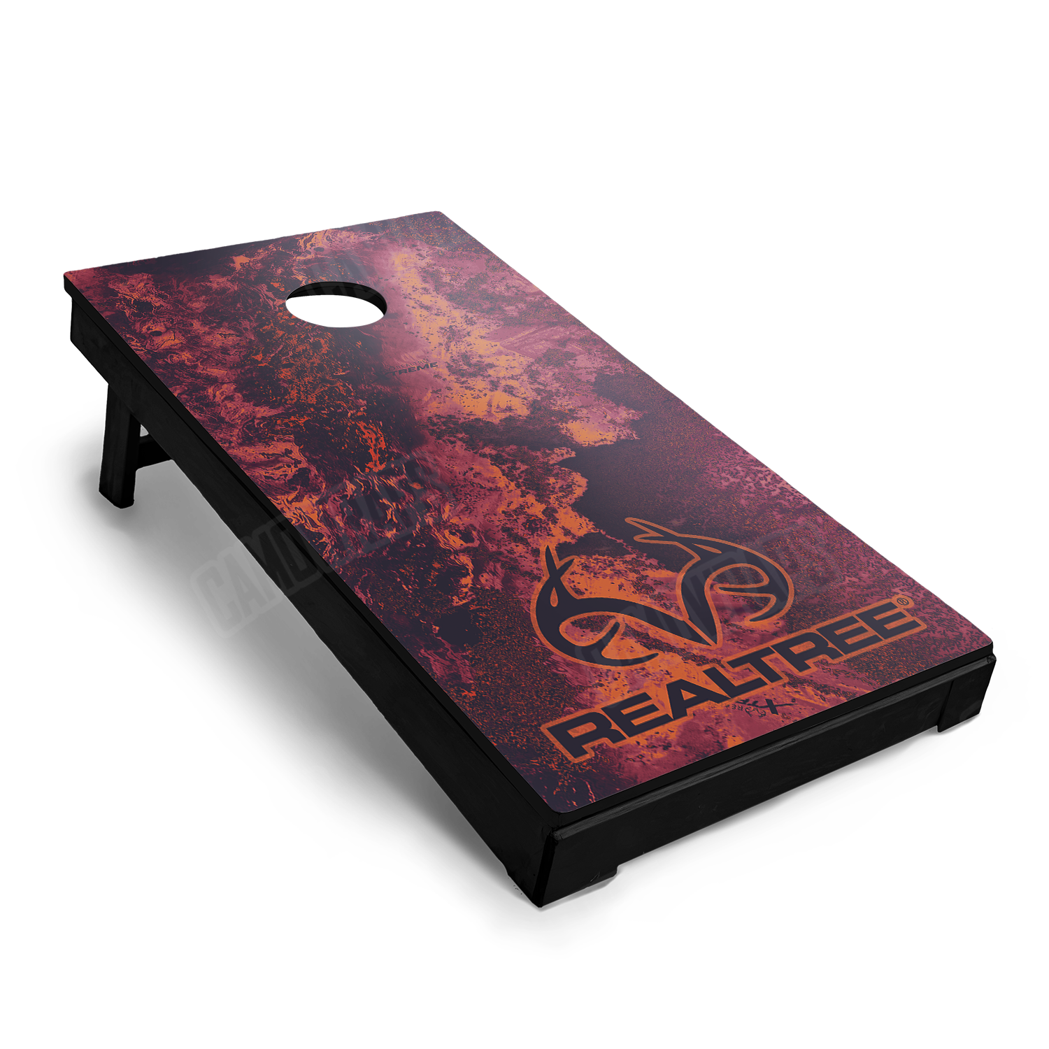 Realtree XTREME Gothic Grape Cornhole Vinyl Wrap