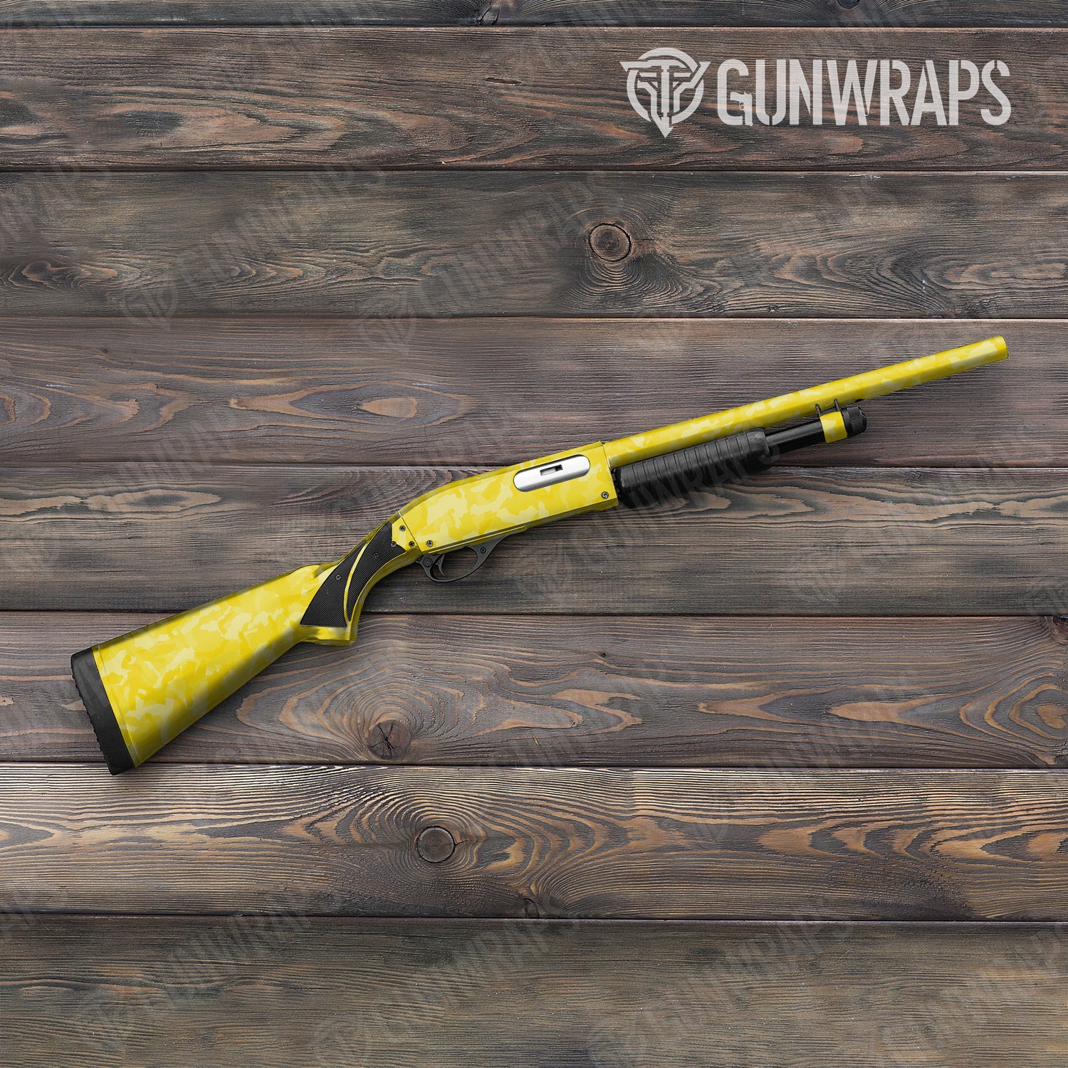 Shotgun Erratic Elite Yellow Camo Gun Skin Vinyl Wrap