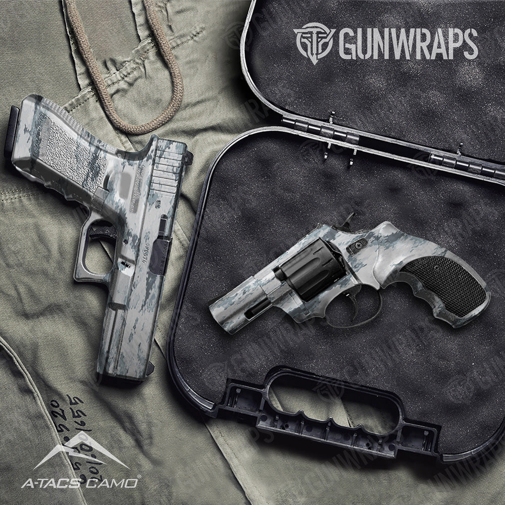 Handgun A-TACS At-X Camo Gun Skin Vinyl Wrap