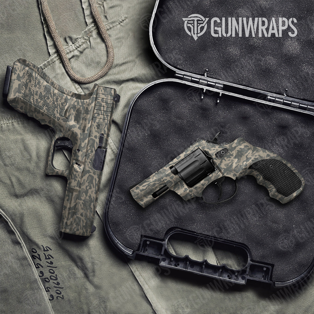 Handgun Classic Army Camo Gun Skin Vinyl Wrap