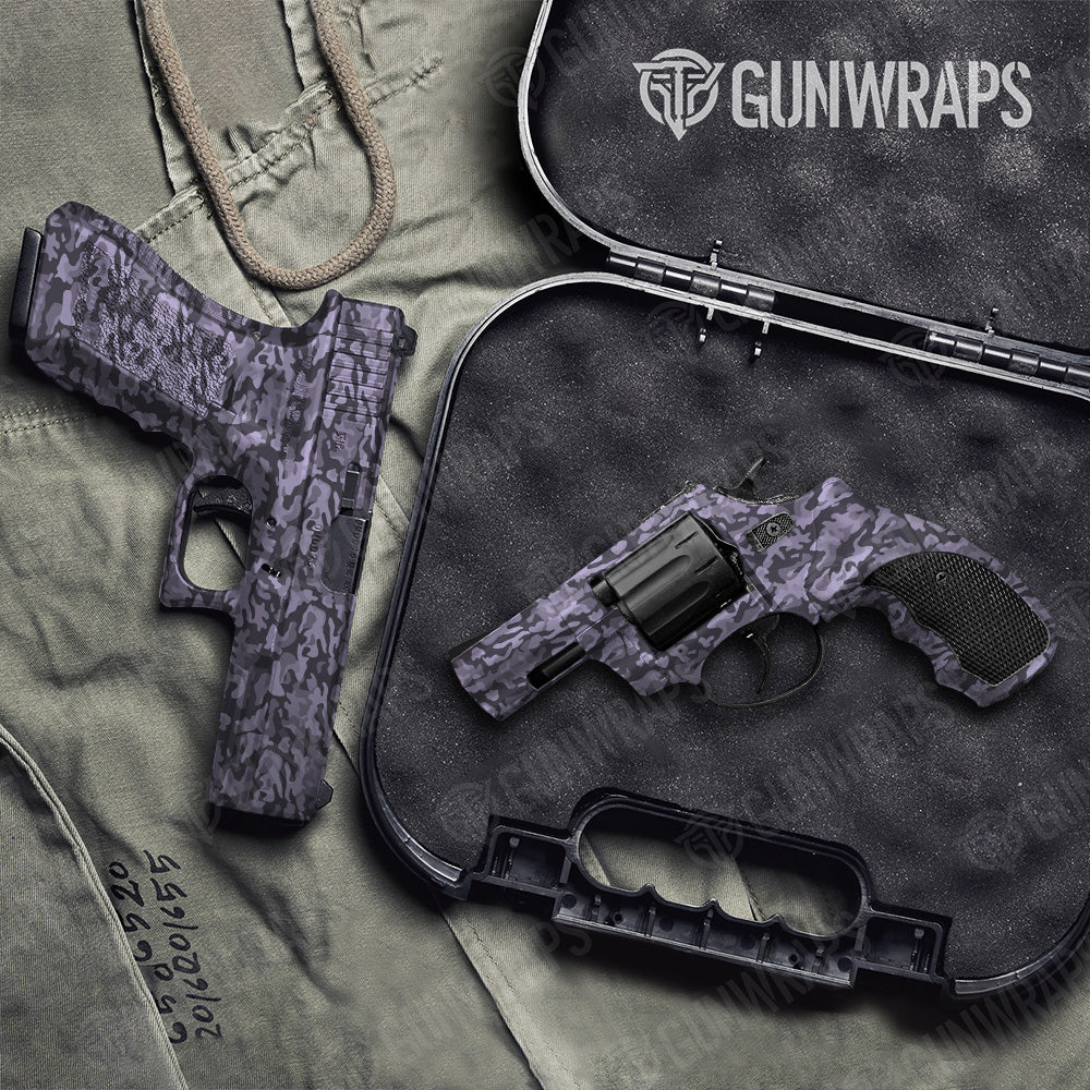 Handgun Classic Lilac Camo Gun Skin Vinyl Wrap