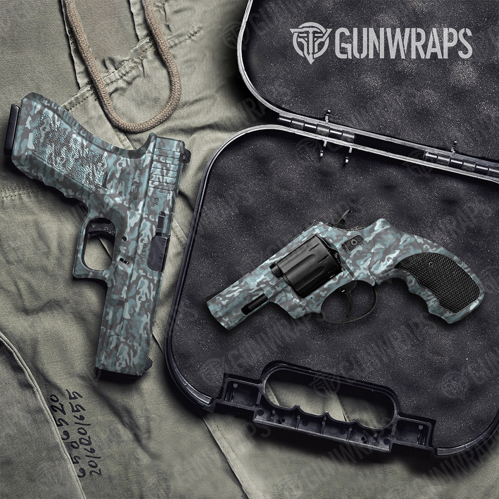 Handgun Classic Overcast Camo Gun Skin Vinyl Wrap