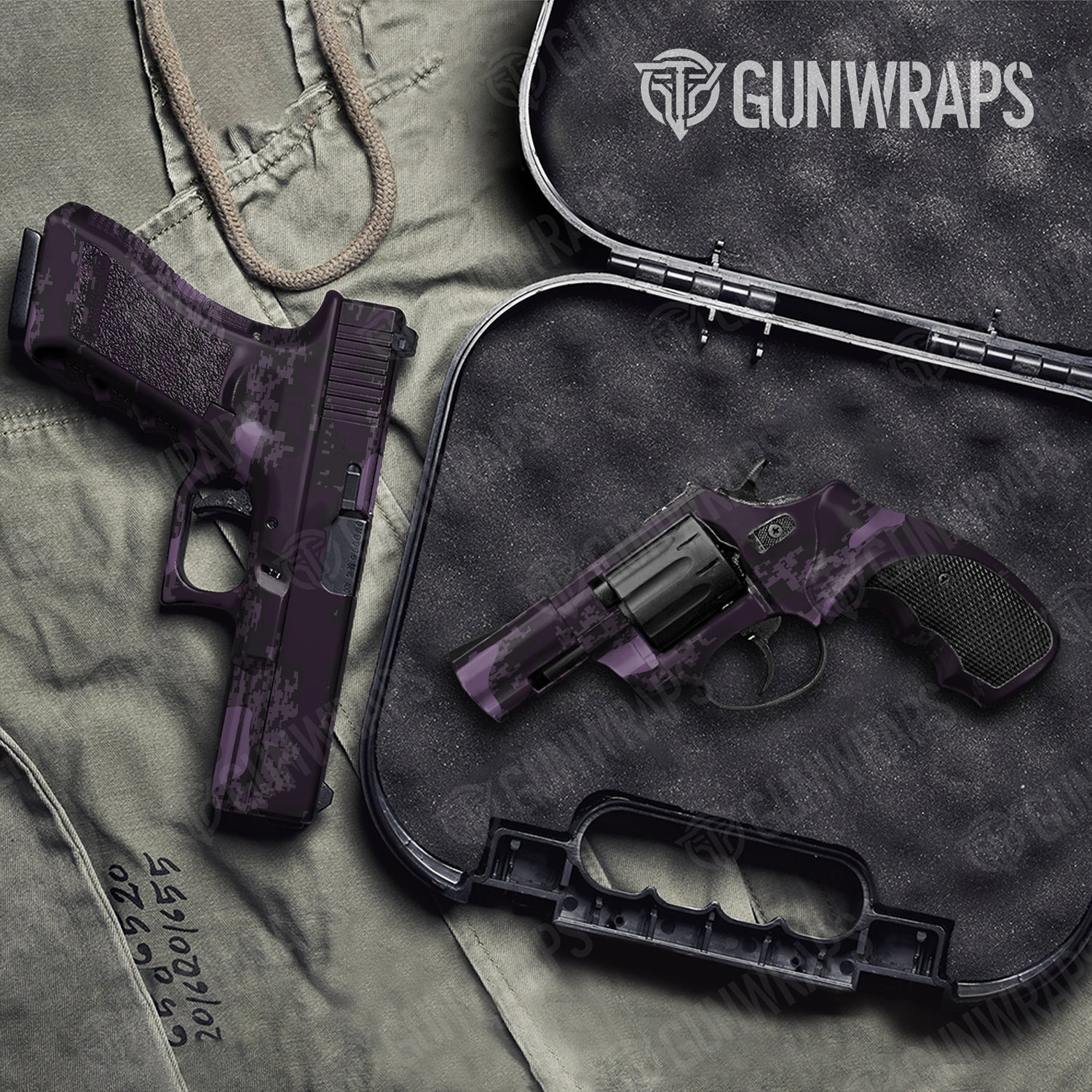 Handgun Compound Darkwing Camo Gun Skin Vinyl Wrap