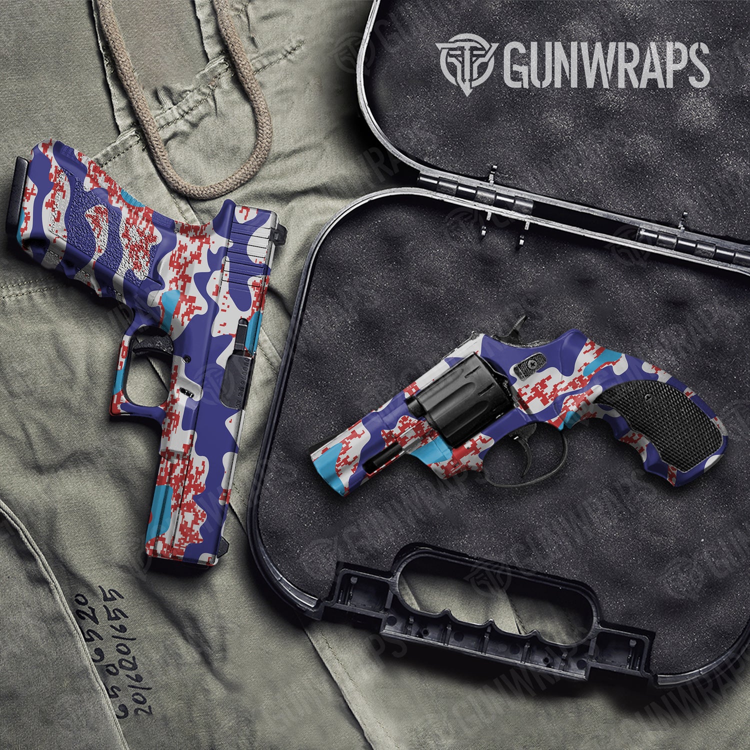 Handgun Compound M Series Camo Gun Skin Vinyl Wrap