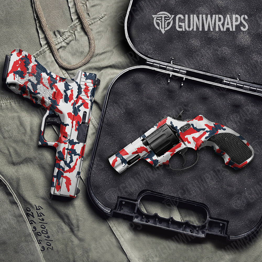 Handgun Erratic America Camo Gun Skin Vinyl Wrap