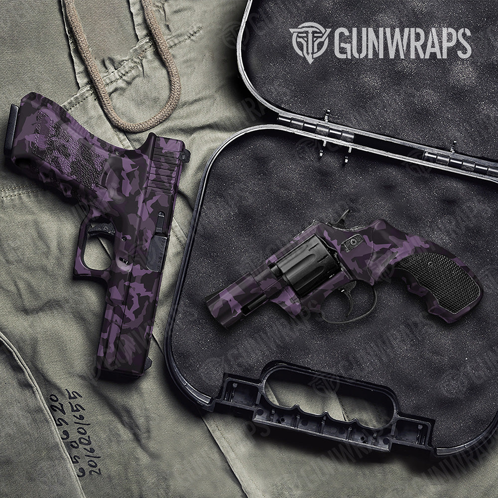 Handgun Erratic Darkwing Camo Gun Skin Vinyl Wrap