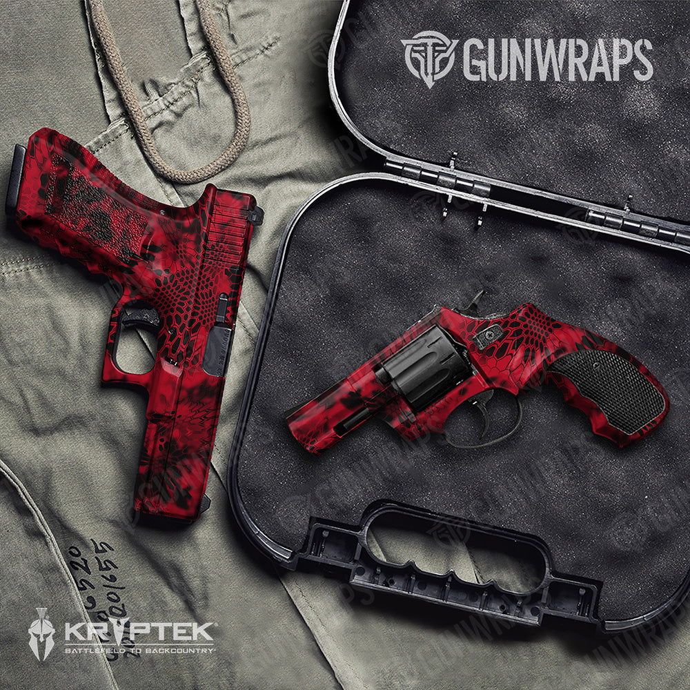 Handgun Kryptek Diablo Camo Gun Skin Vinyl Wrap