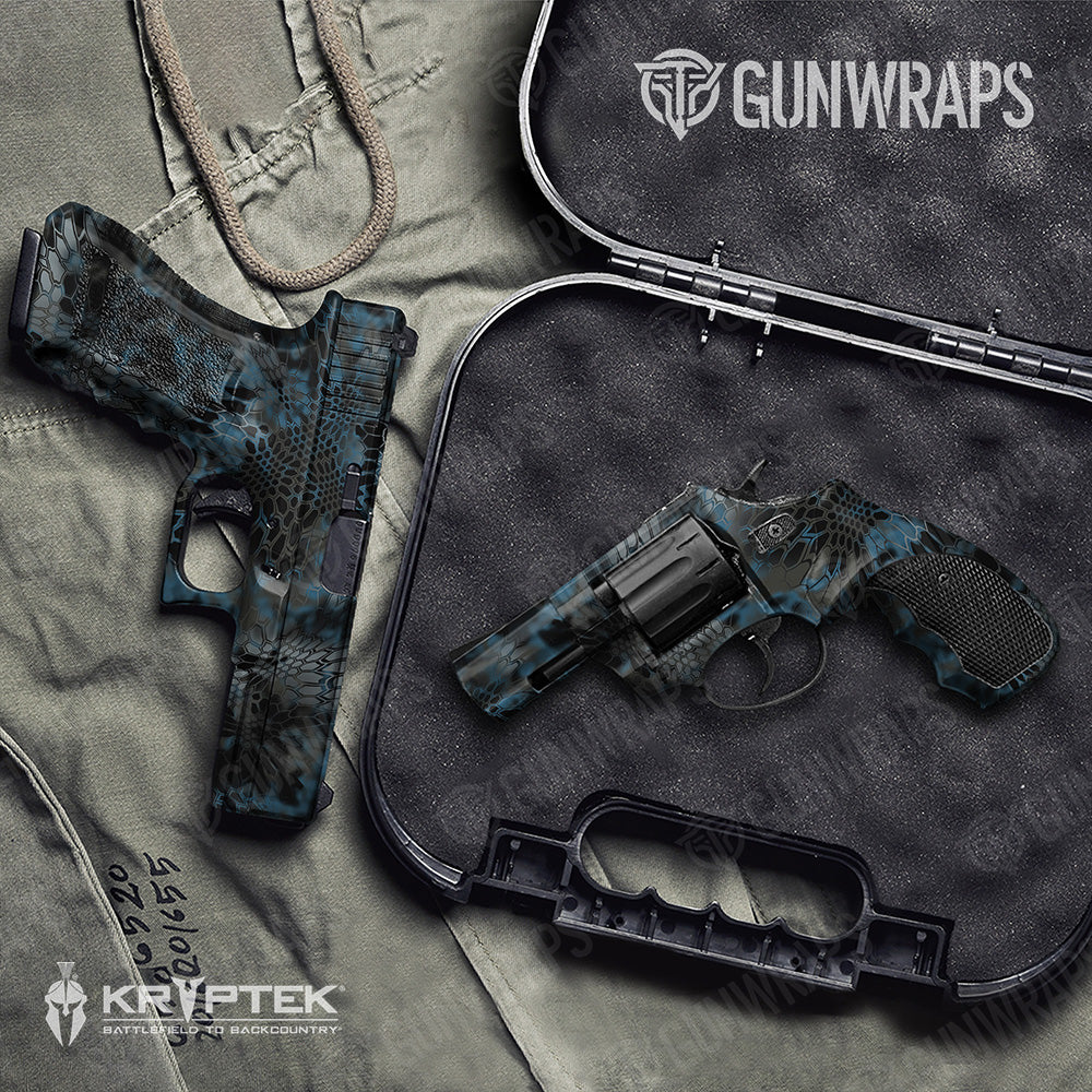 Handgun Kryptek Neptune Camo Gun Skin Vinyl Wrap