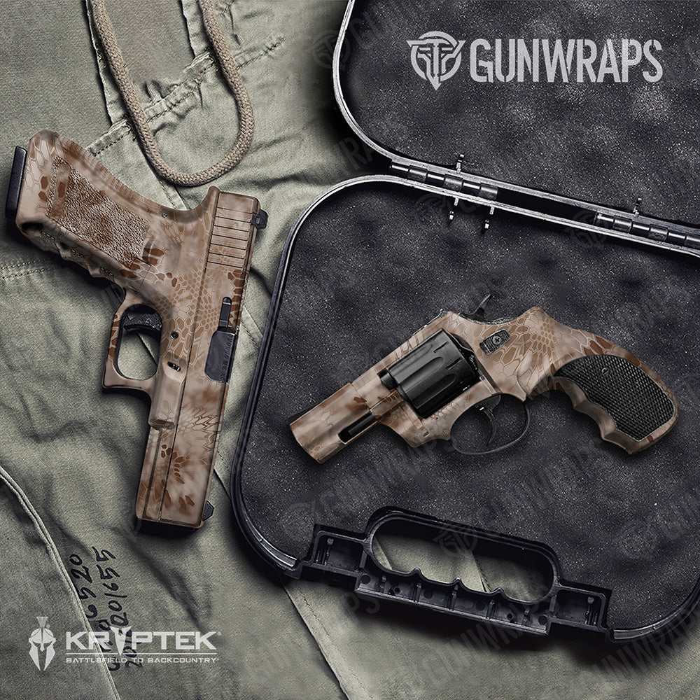 Handgun Kryptek Nomad Camo Gun Skin Vinyl Wrap