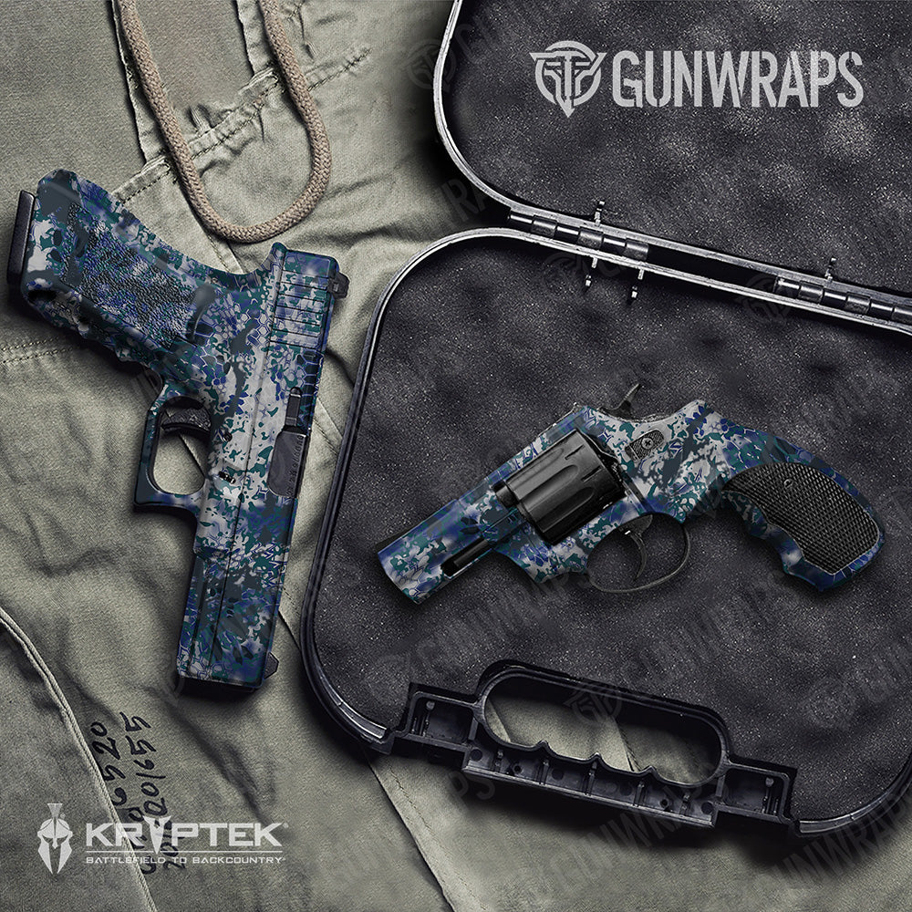 Handgun Kryptek Obskura Oceanus Camo Gun Skin Vinyl Wrap