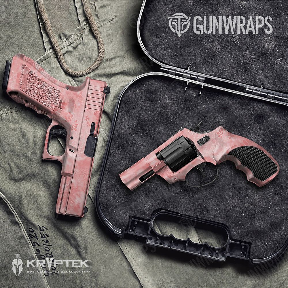 Handgun Kryptek Pink Camo Gun Skin Vinyl Wrap