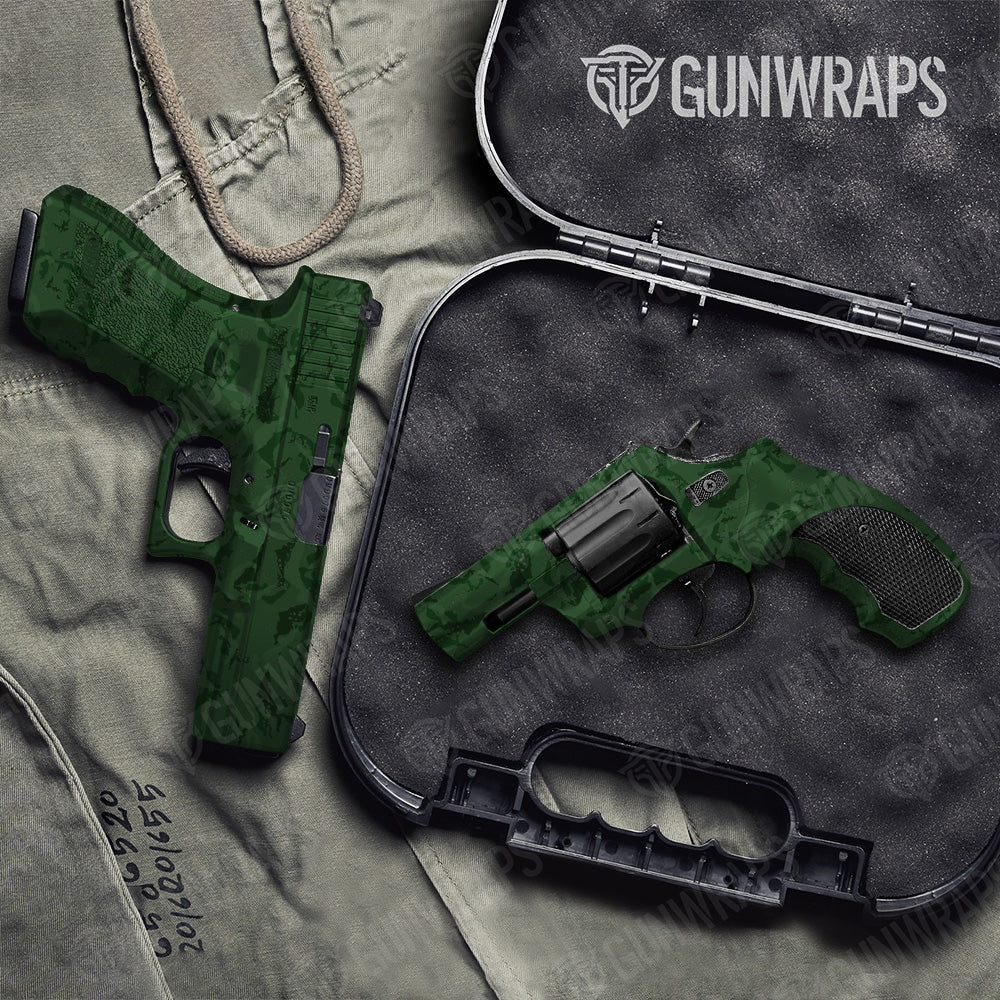 Handgun Battle Storm Elite Green Camo Gun Skin Vinyl Wrap